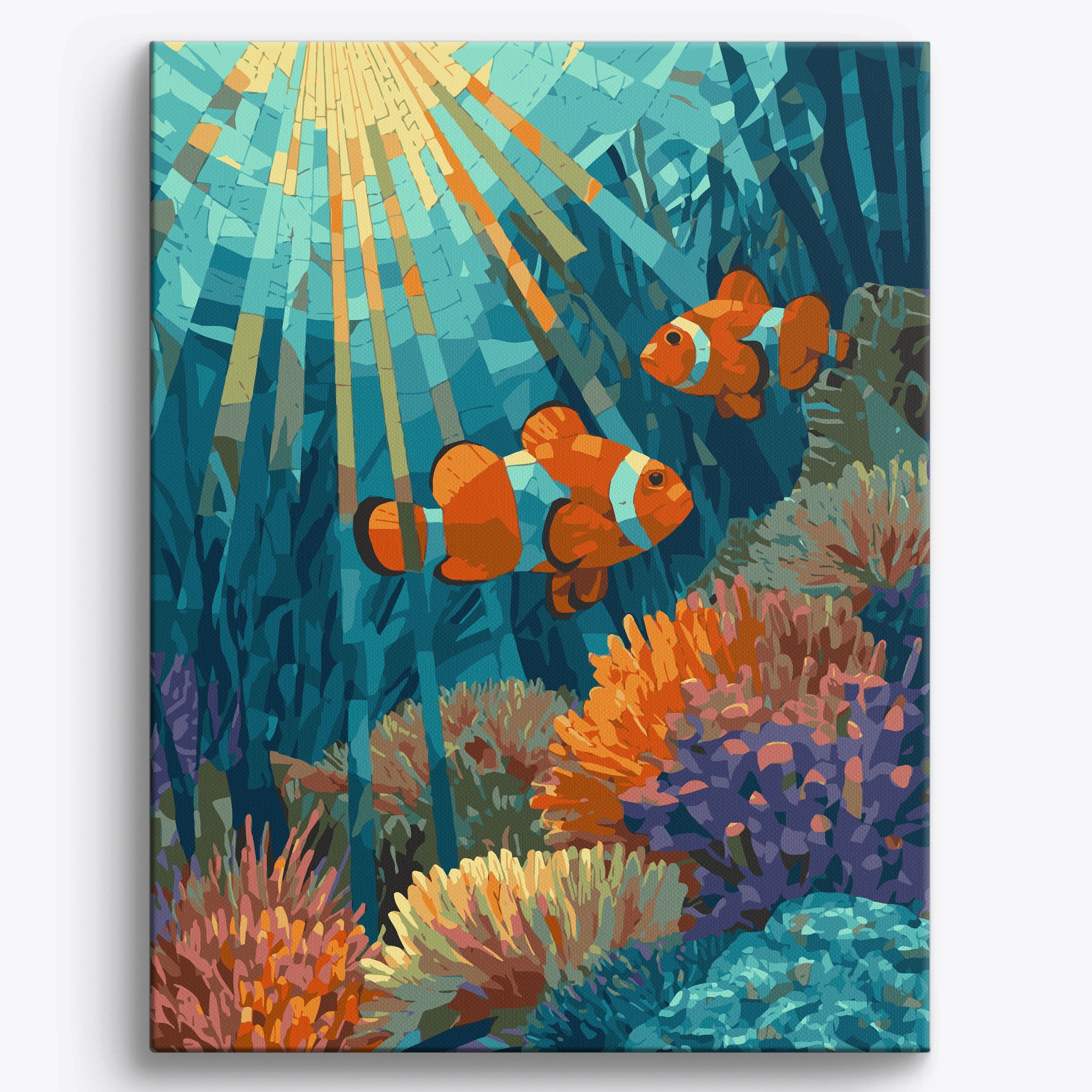 Clownfish Kaleidoscope Framed / 40x50cm