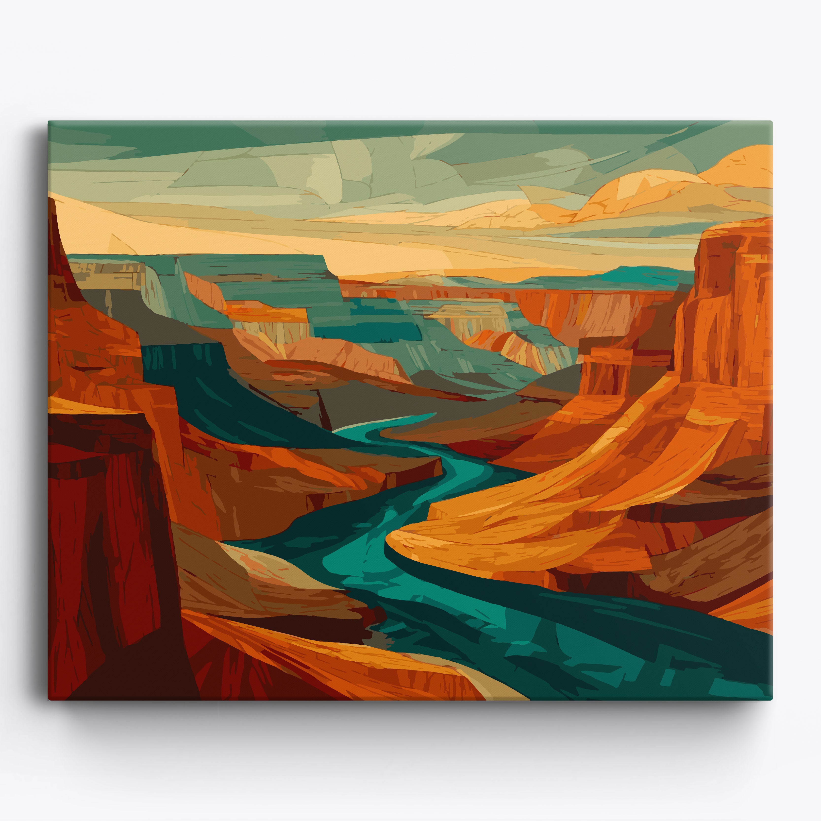 Crystal Canyon Framed / 50x40cm