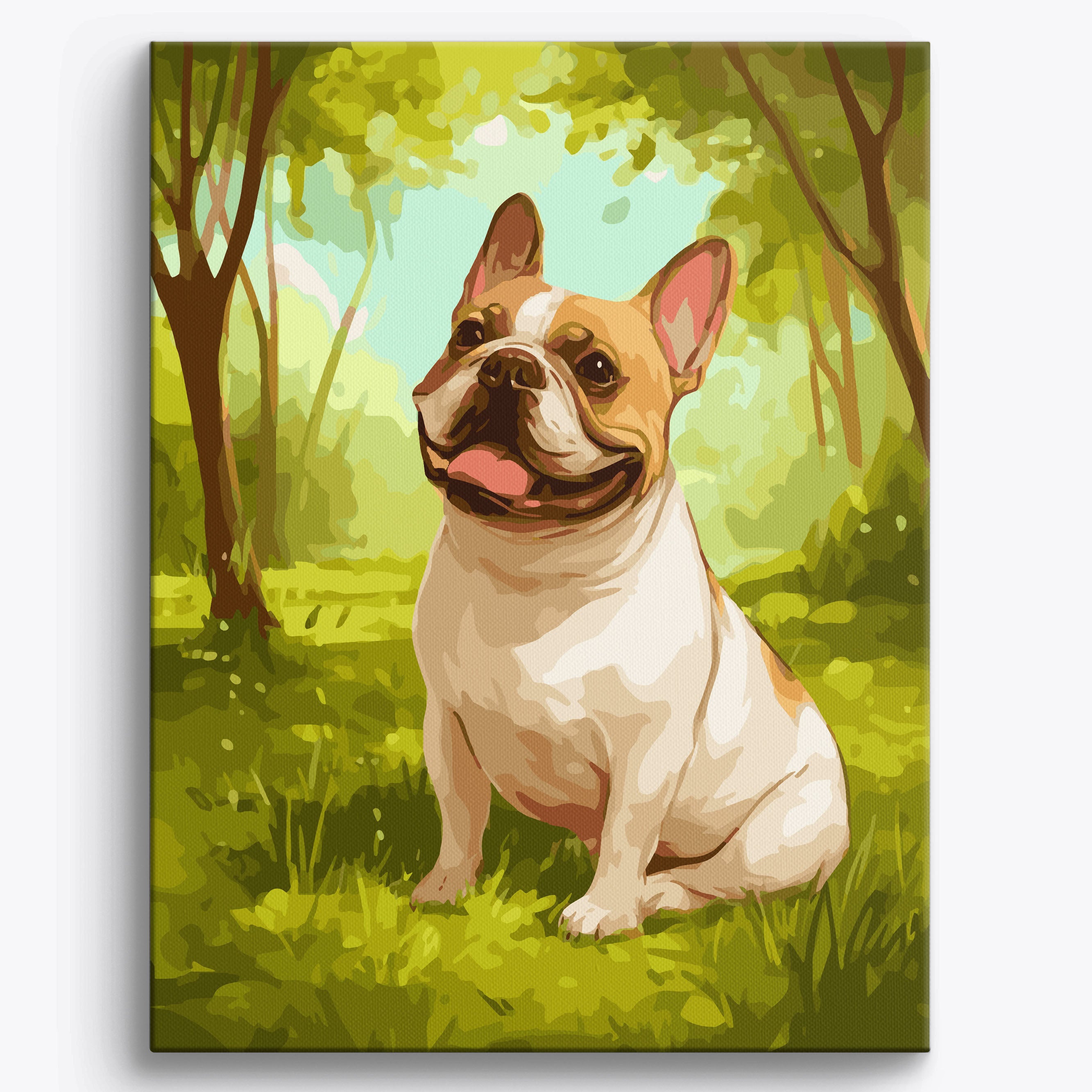 French Bulldog Smile Framed / 40x50cm