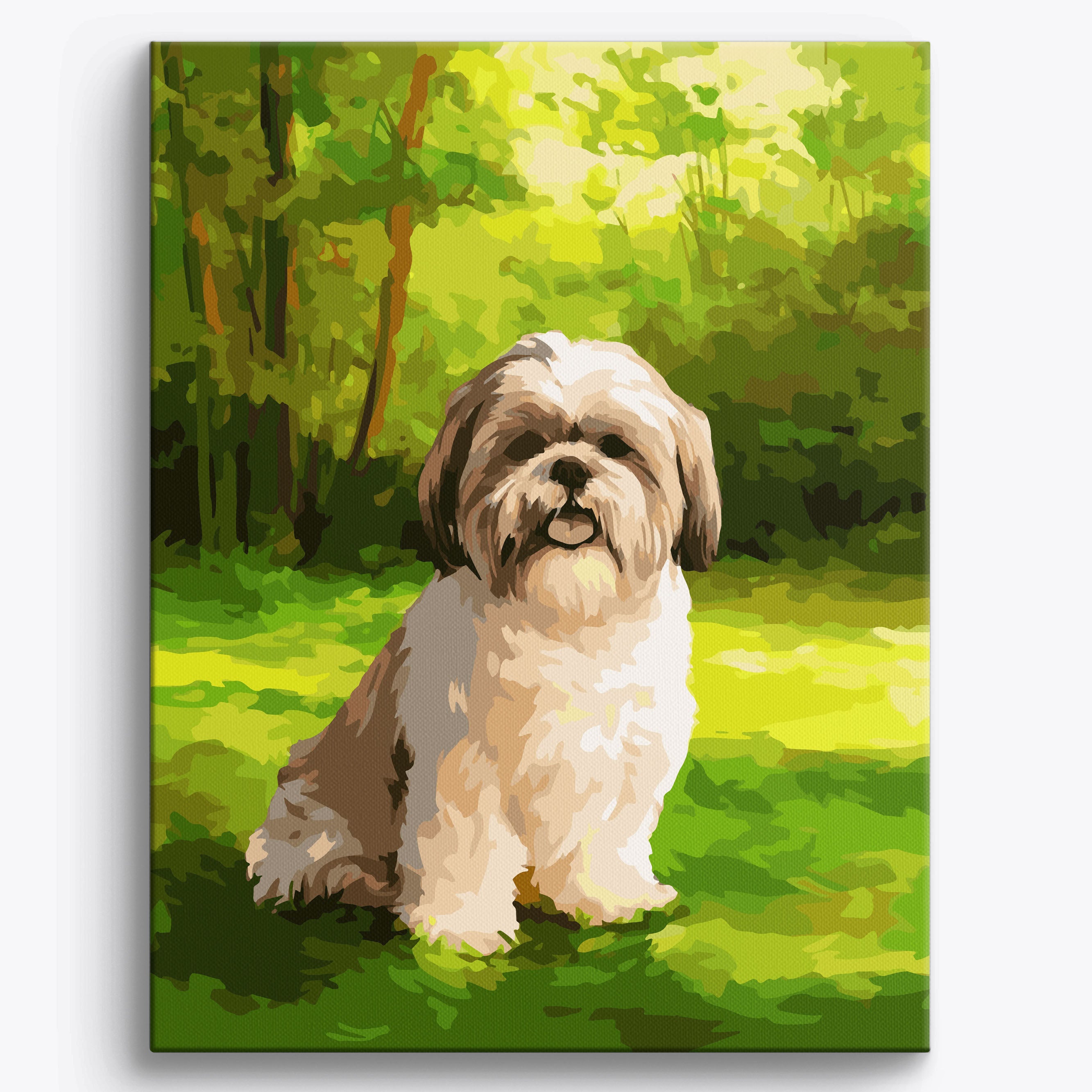 Shih Tzu Forest No Frame / 40x50cm