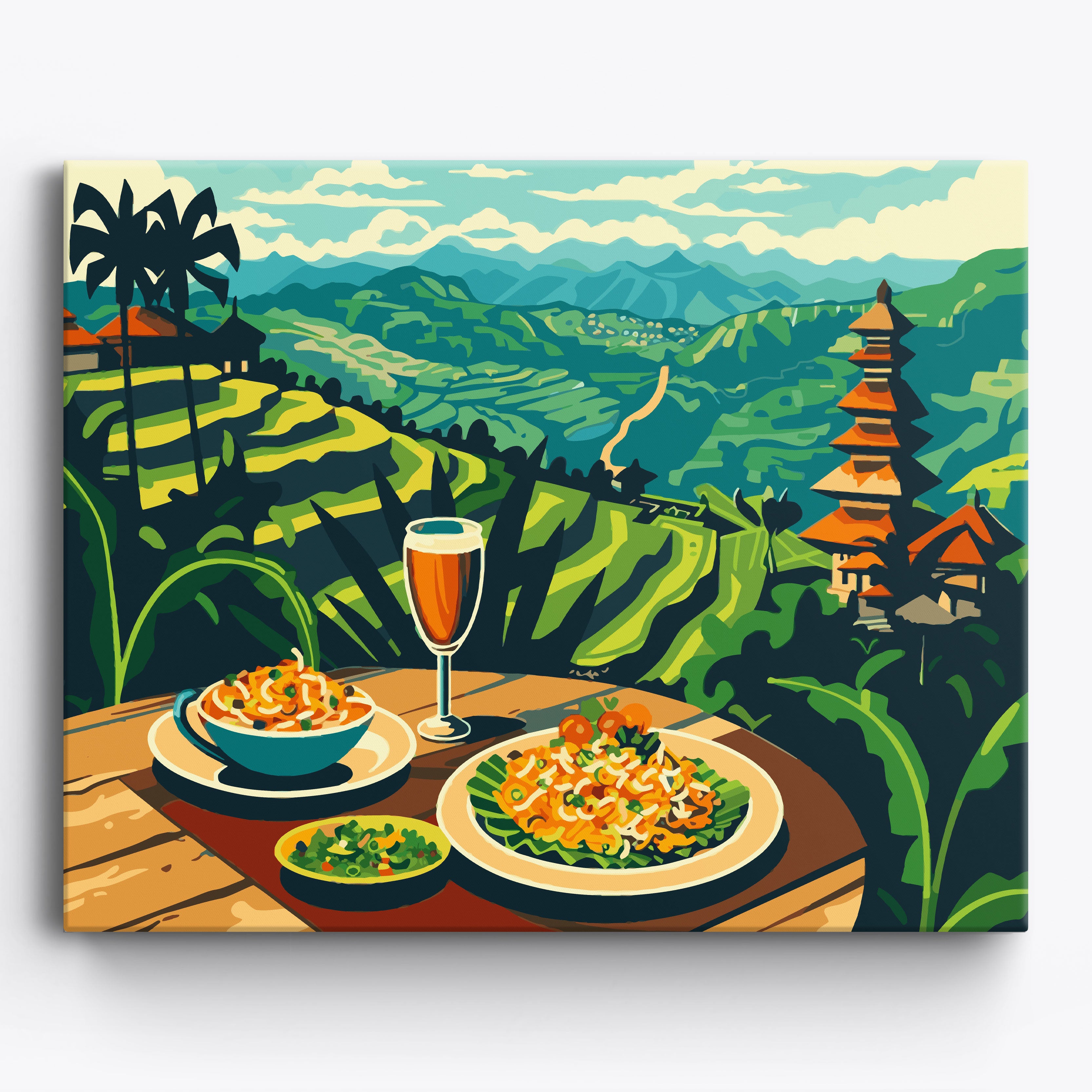 Pagoda Rice Terrace Feast