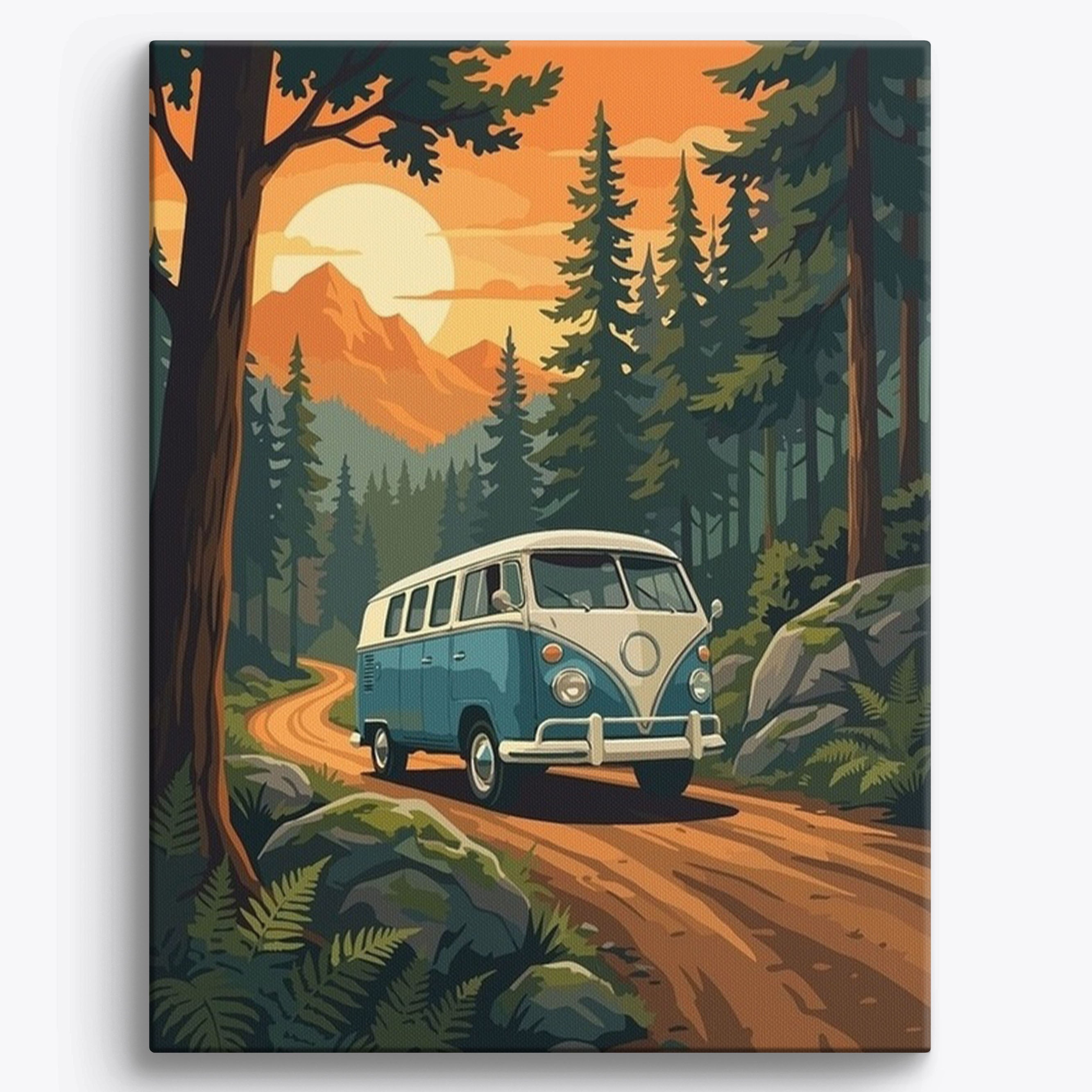 Retro Bus Road Trip