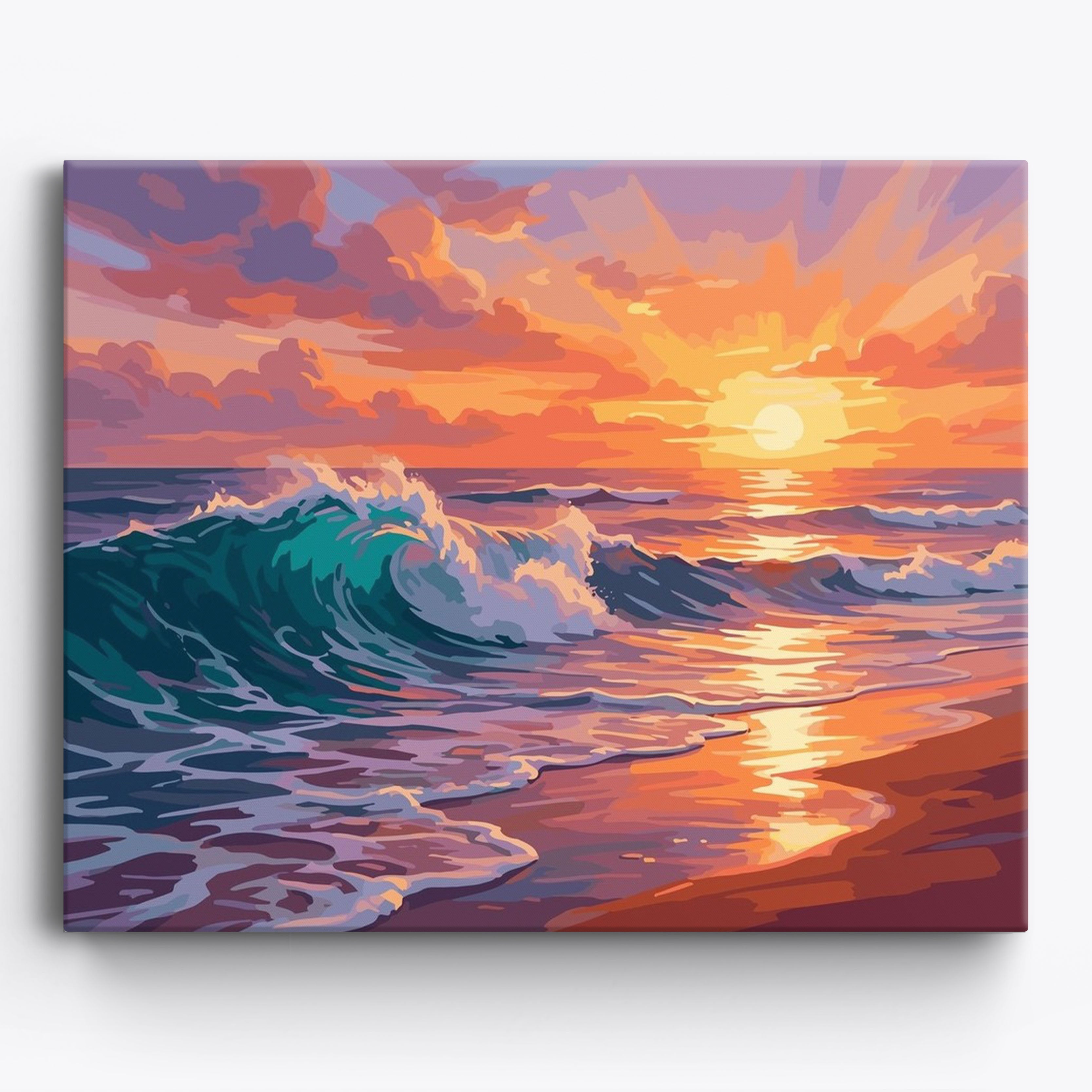 Crashing Wave Sunset