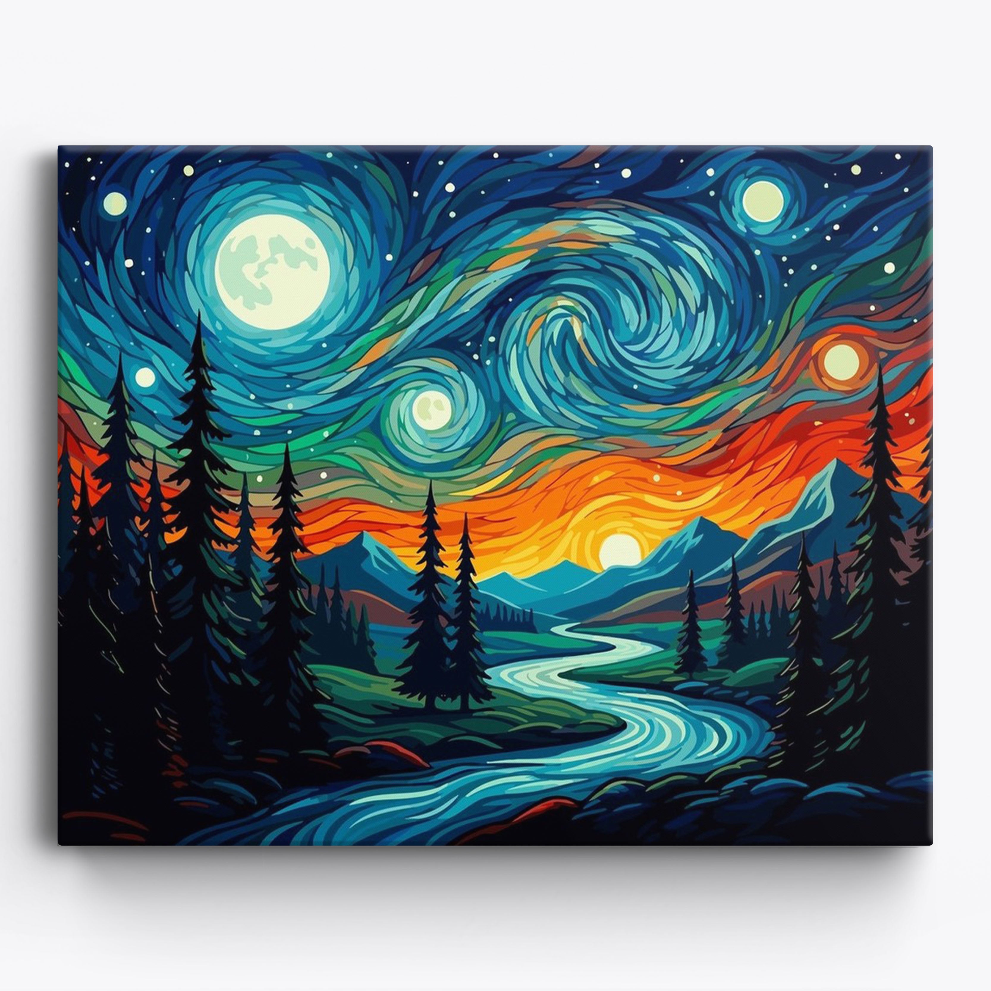 Swirling Moonscape
