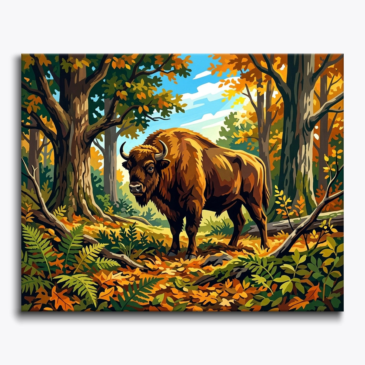 Autumn Bison