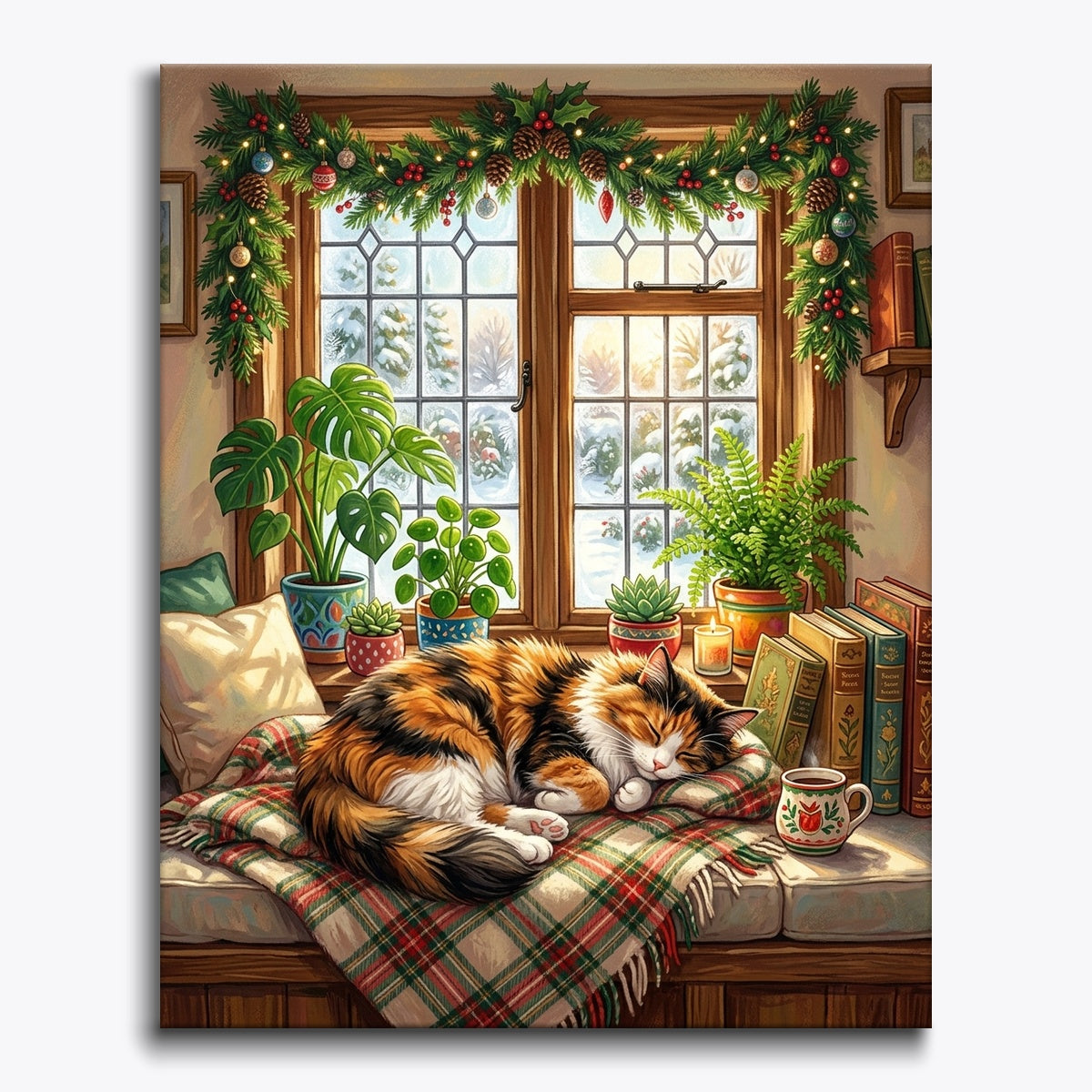 Calico Window Seat