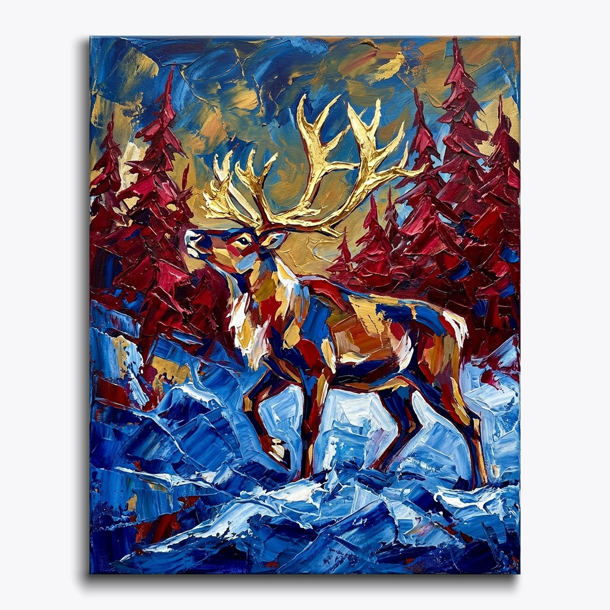 Cobalt Reindeer