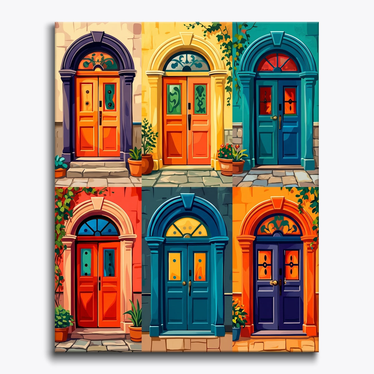 Colorful Doorways