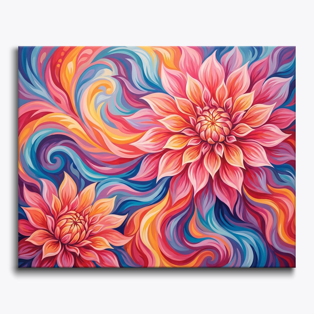 Colorful Floral Swirls
