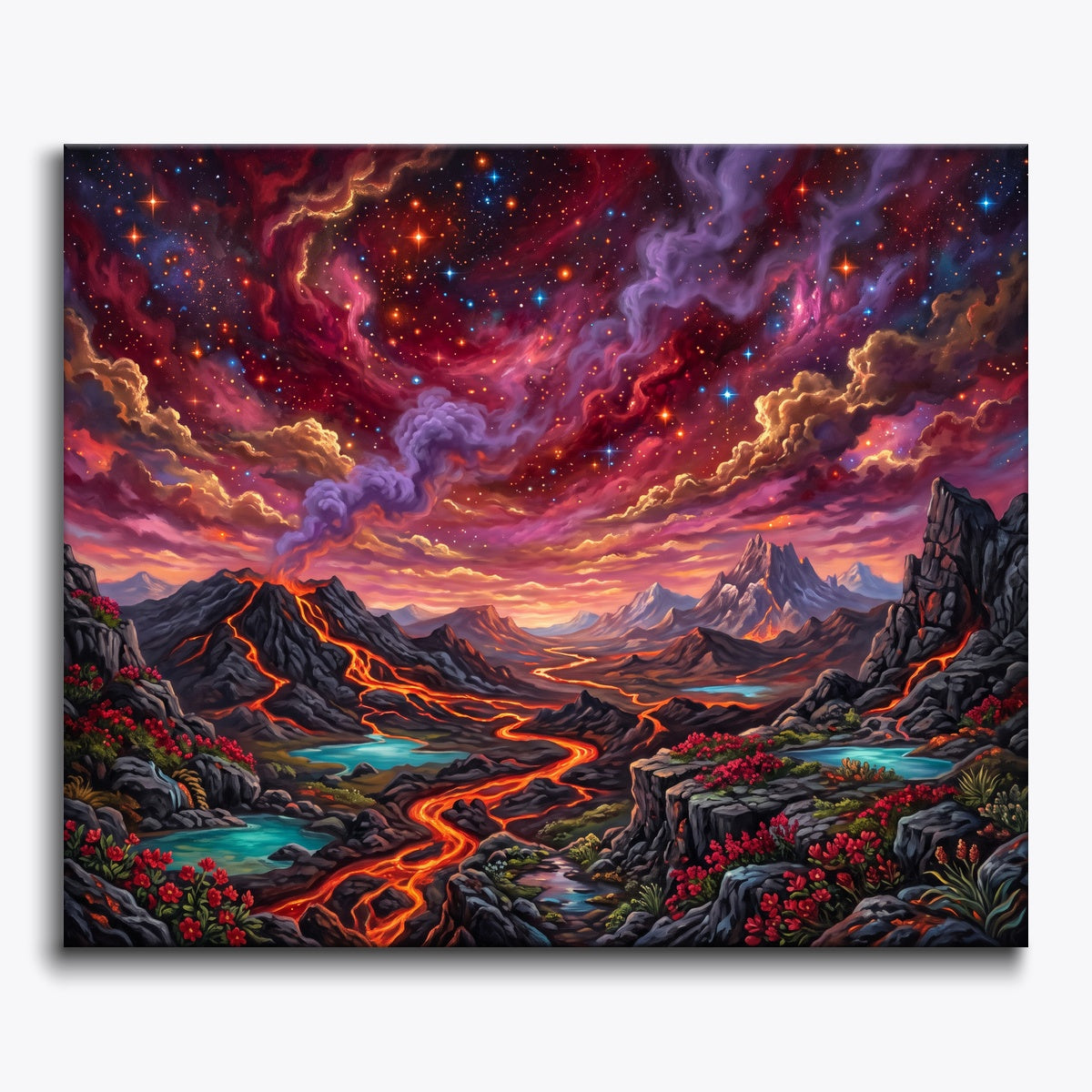 Crimson Lava Sky
