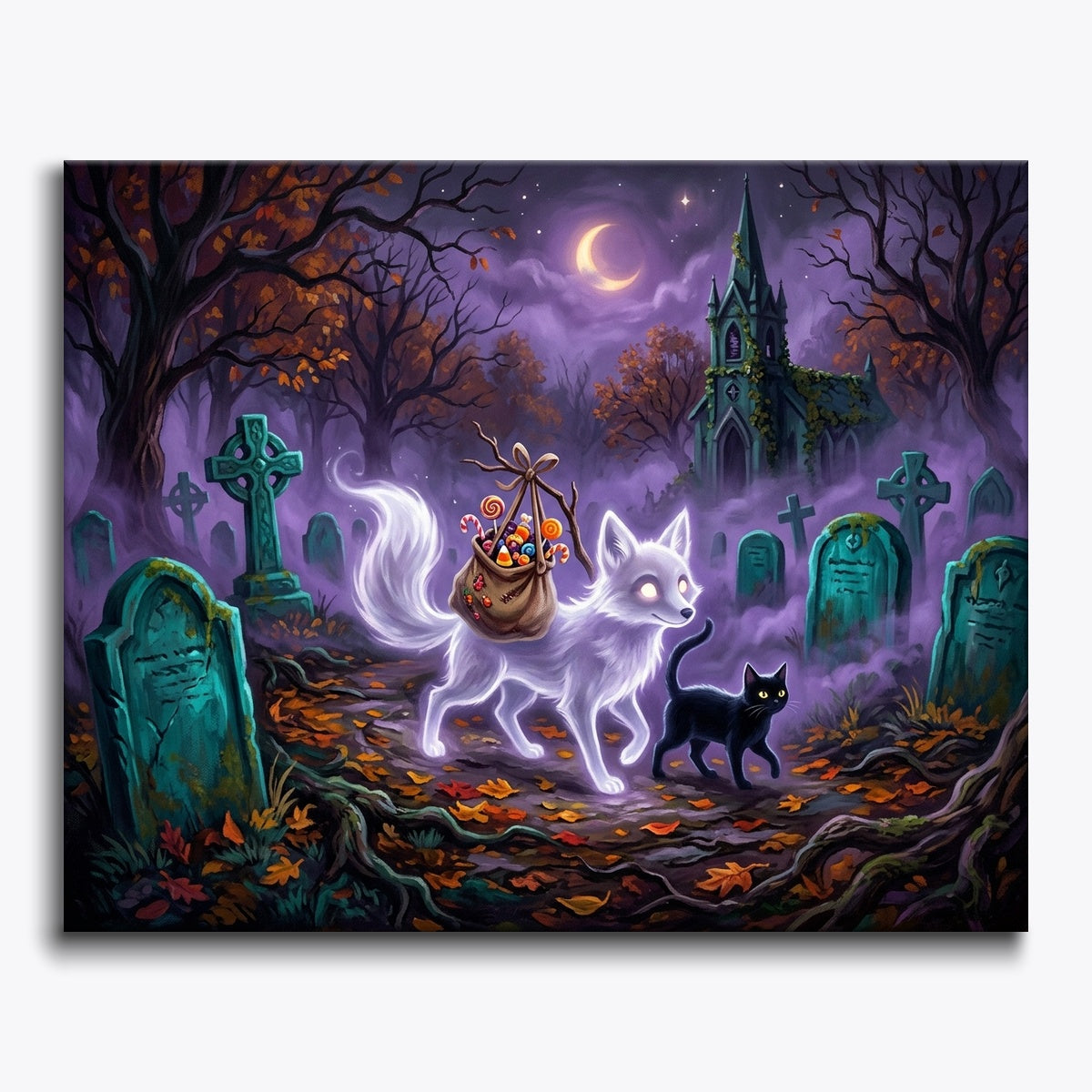 Cute Ghost Fox Adventure