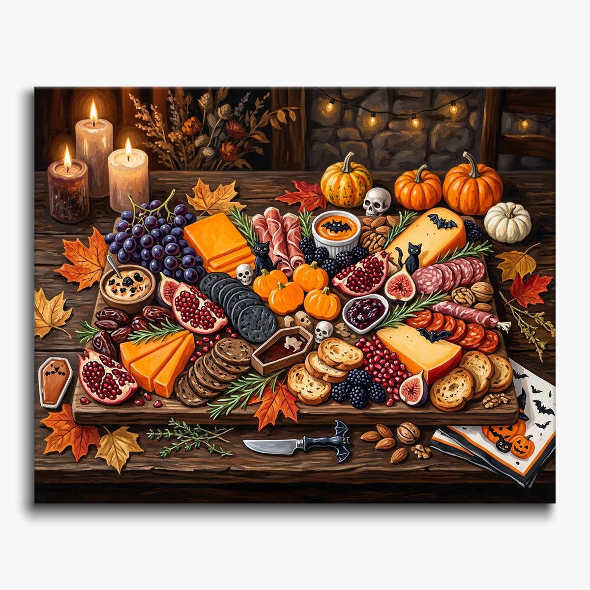 Halloween Charcuterie Board Display