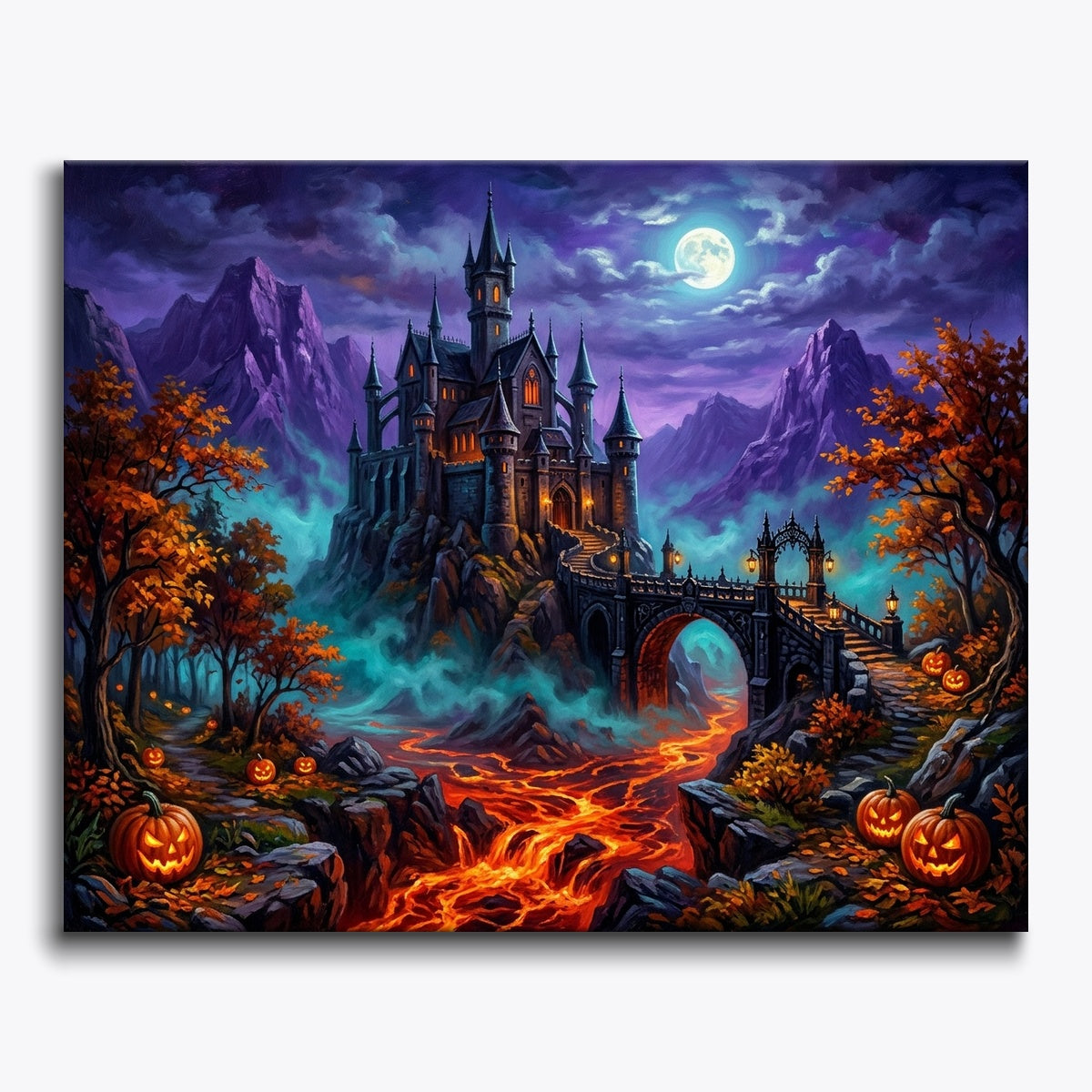 Moonlit Gothic Fortress