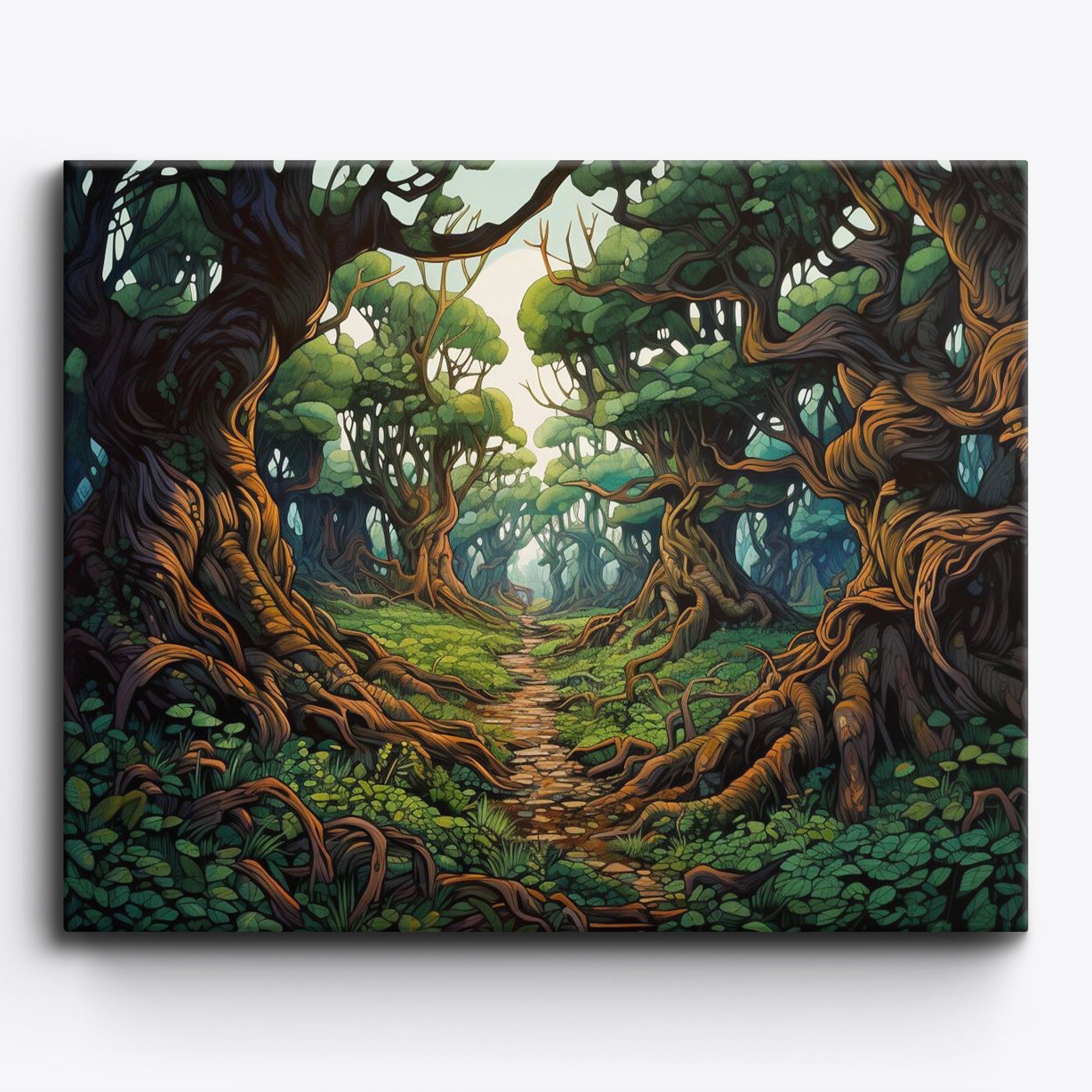 El frondoso sendero de la jungla