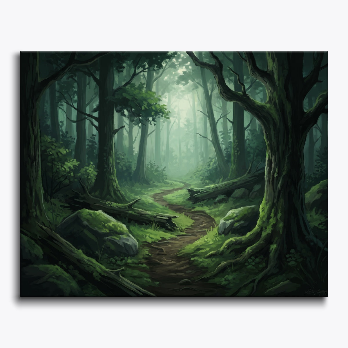 Misty Forest Path