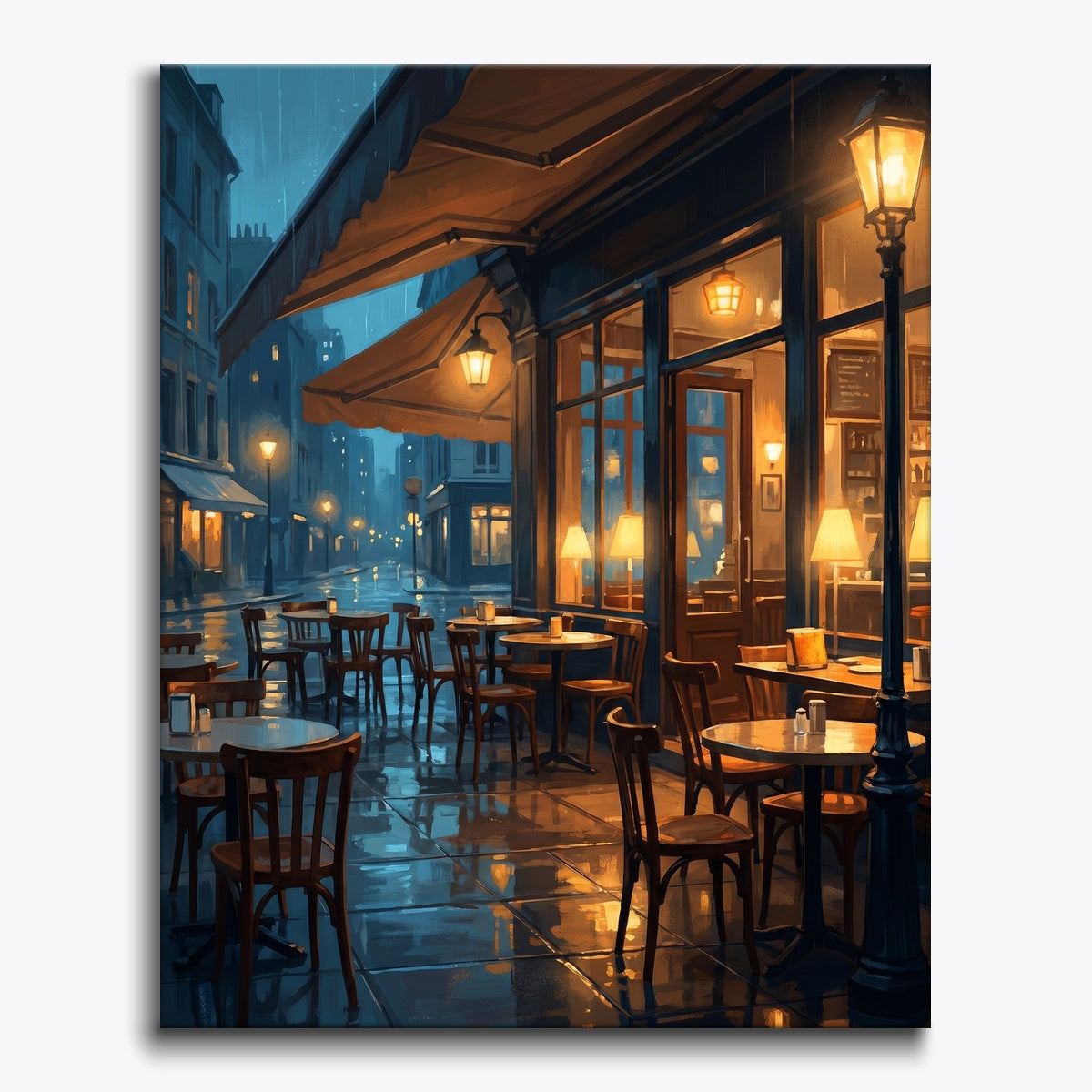 Rainy Cafe Evening