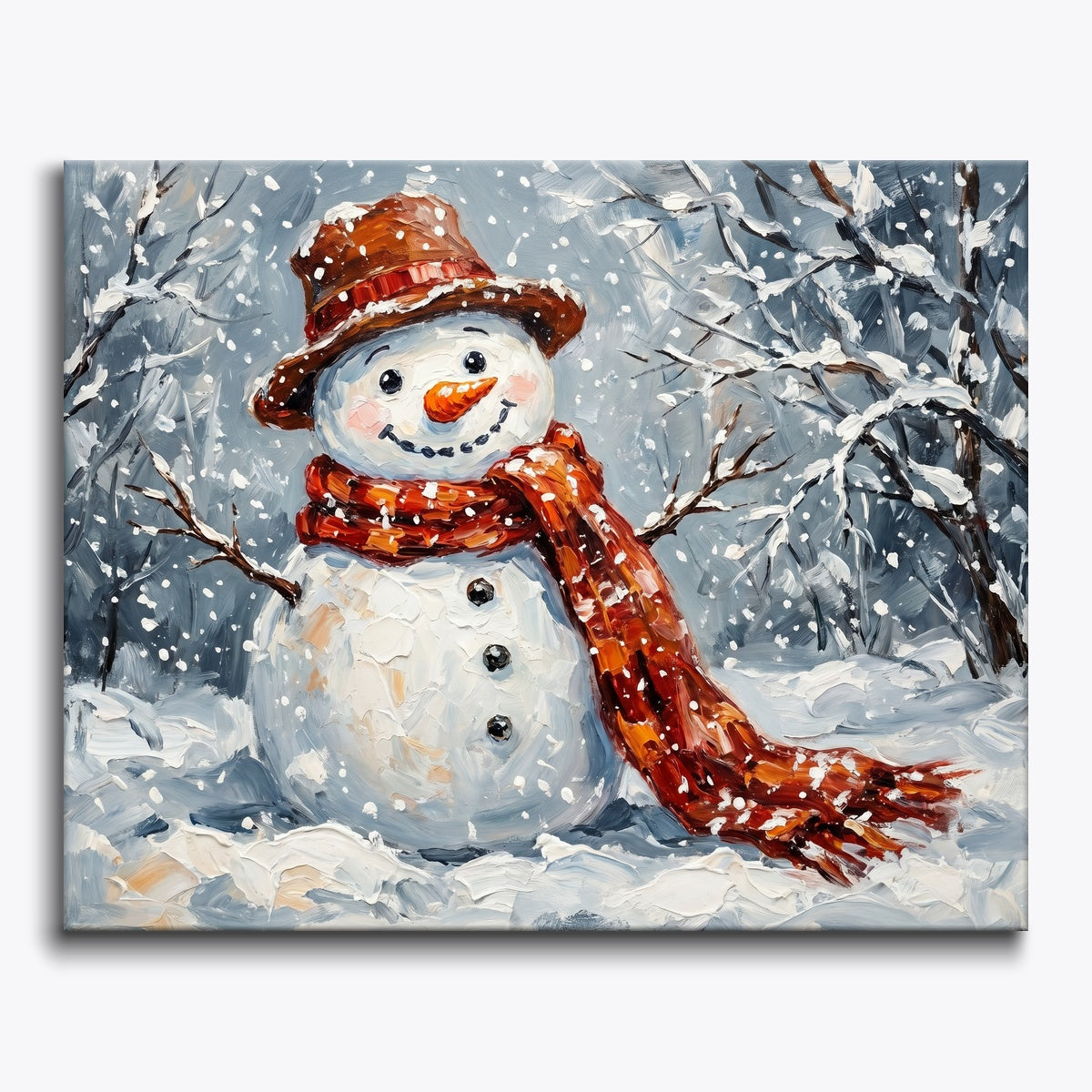 Snowman in Winter