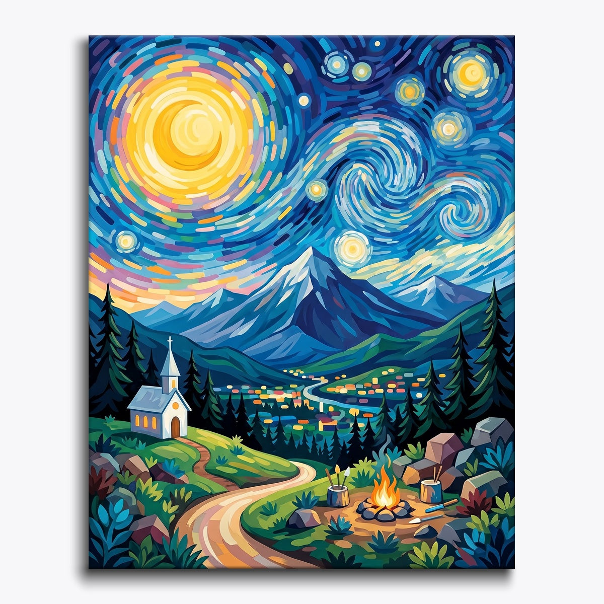 Starry Night Campfire