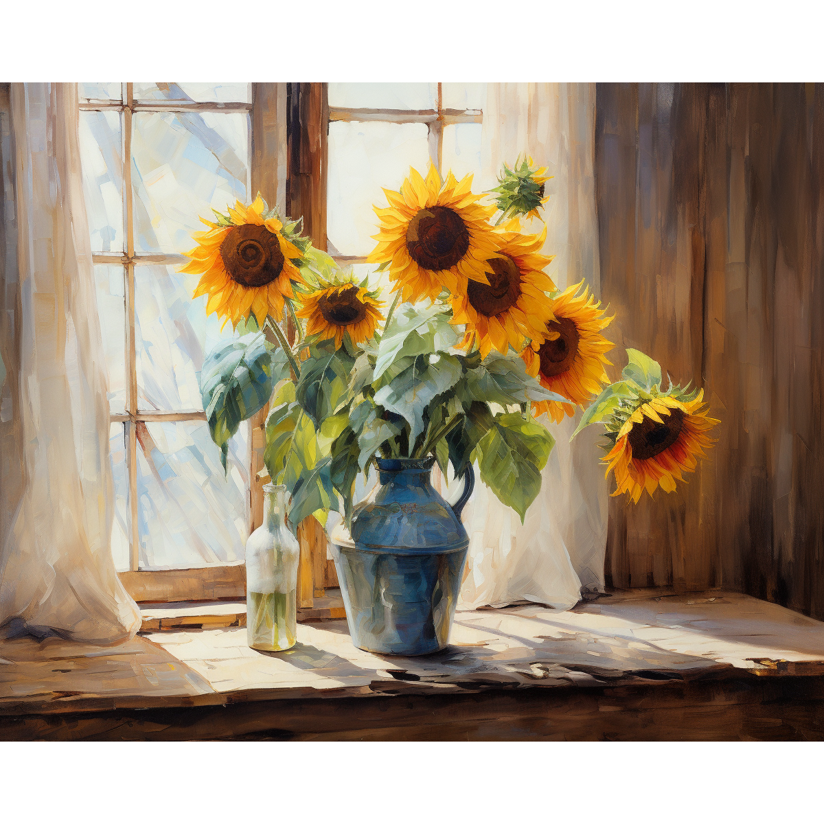 Girasoli Luce per finestra