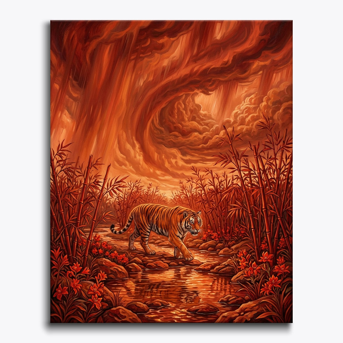 Tiger Beneath the Red Storm