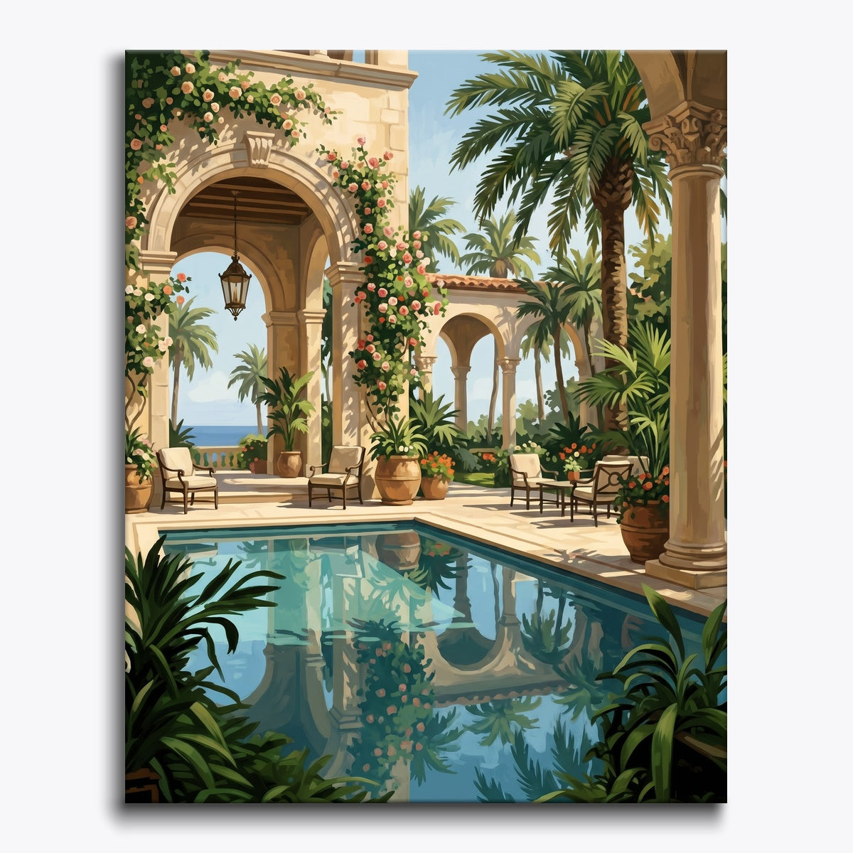 Tropical Poolside Retreat