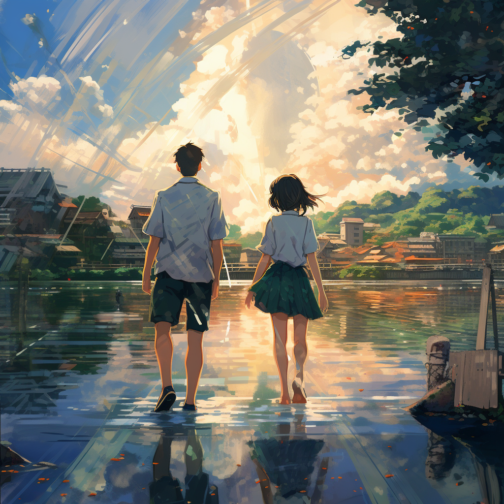 Passeggiata fantasy Anime