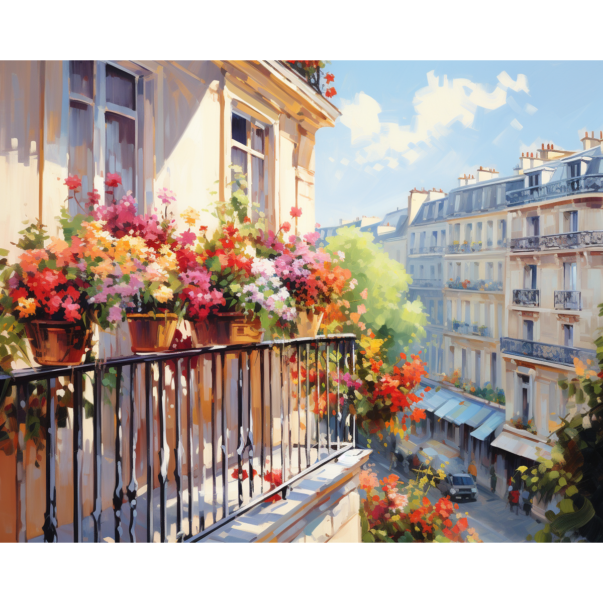 Balcone fiorito
