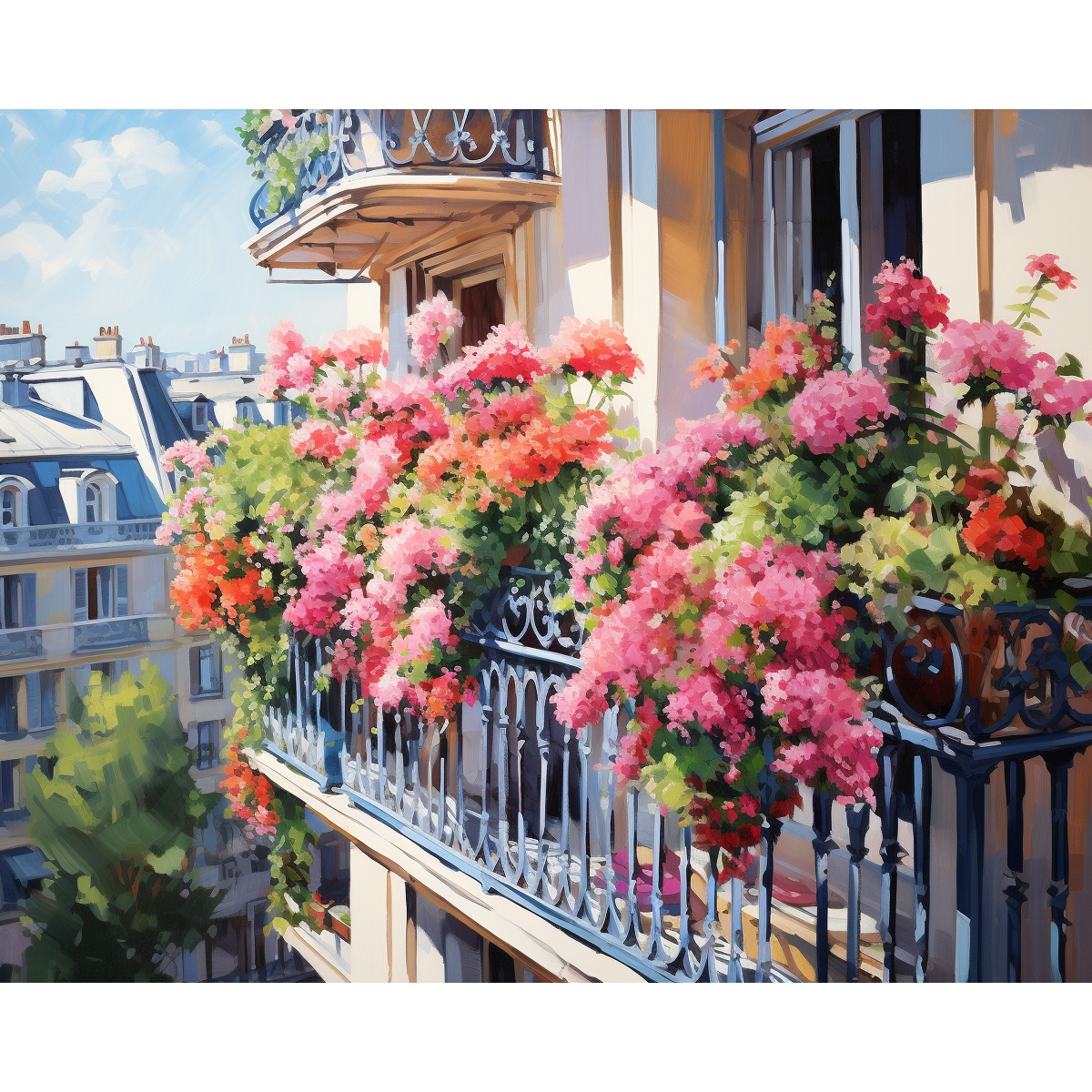 Balcone fiorito