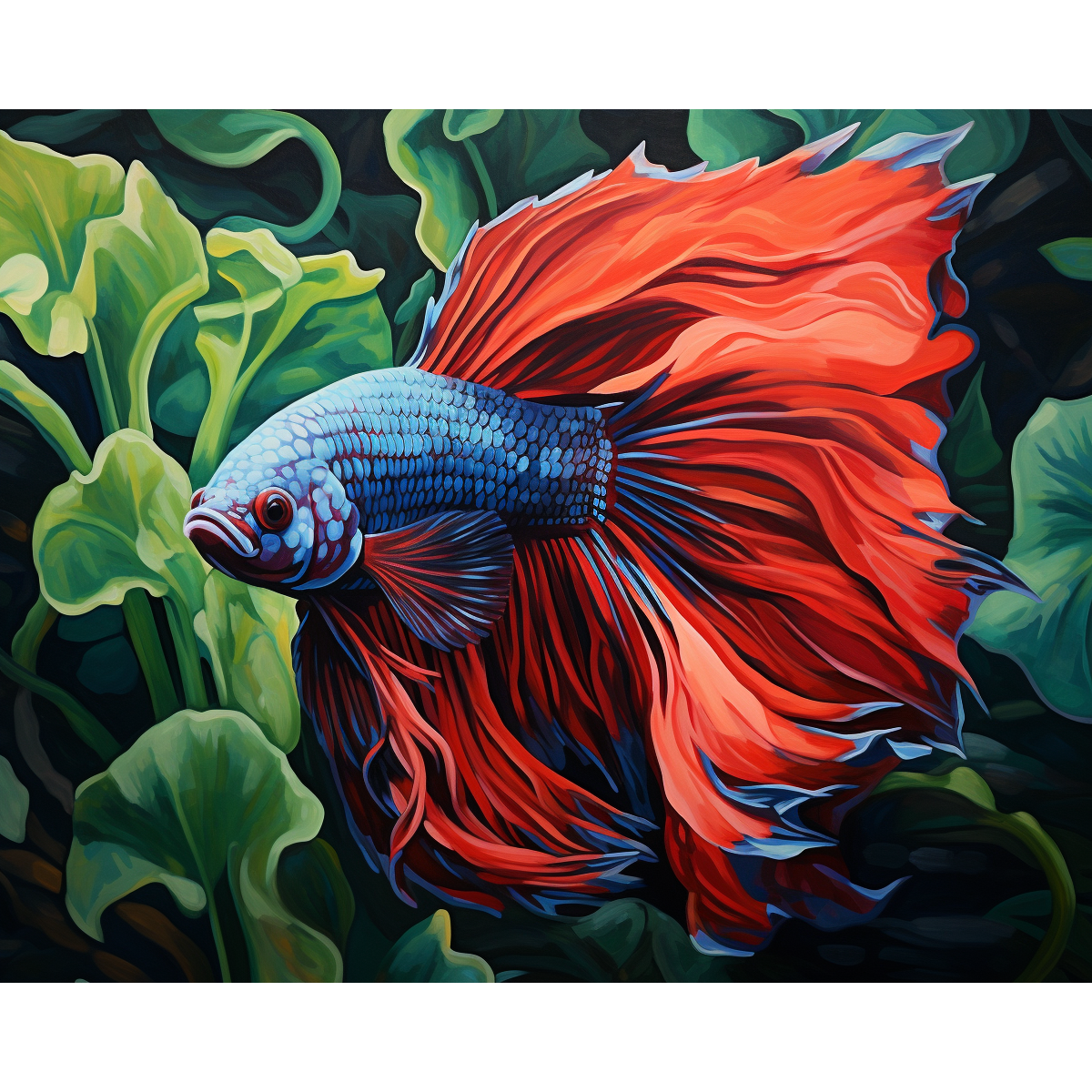 Pesce blu Beta n. 3