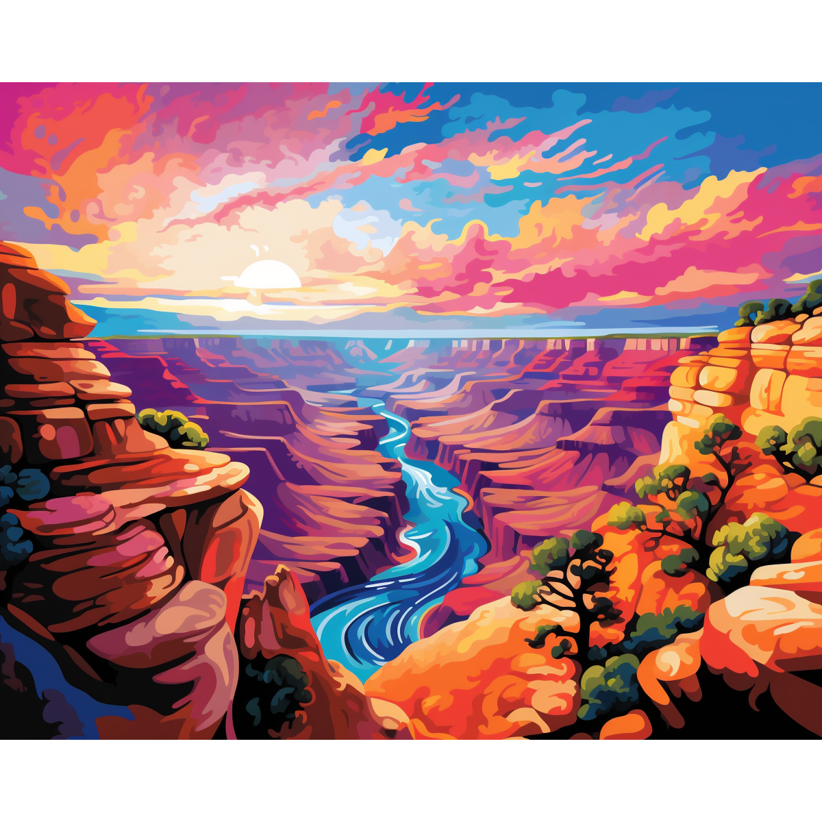 Mosaico del canyon