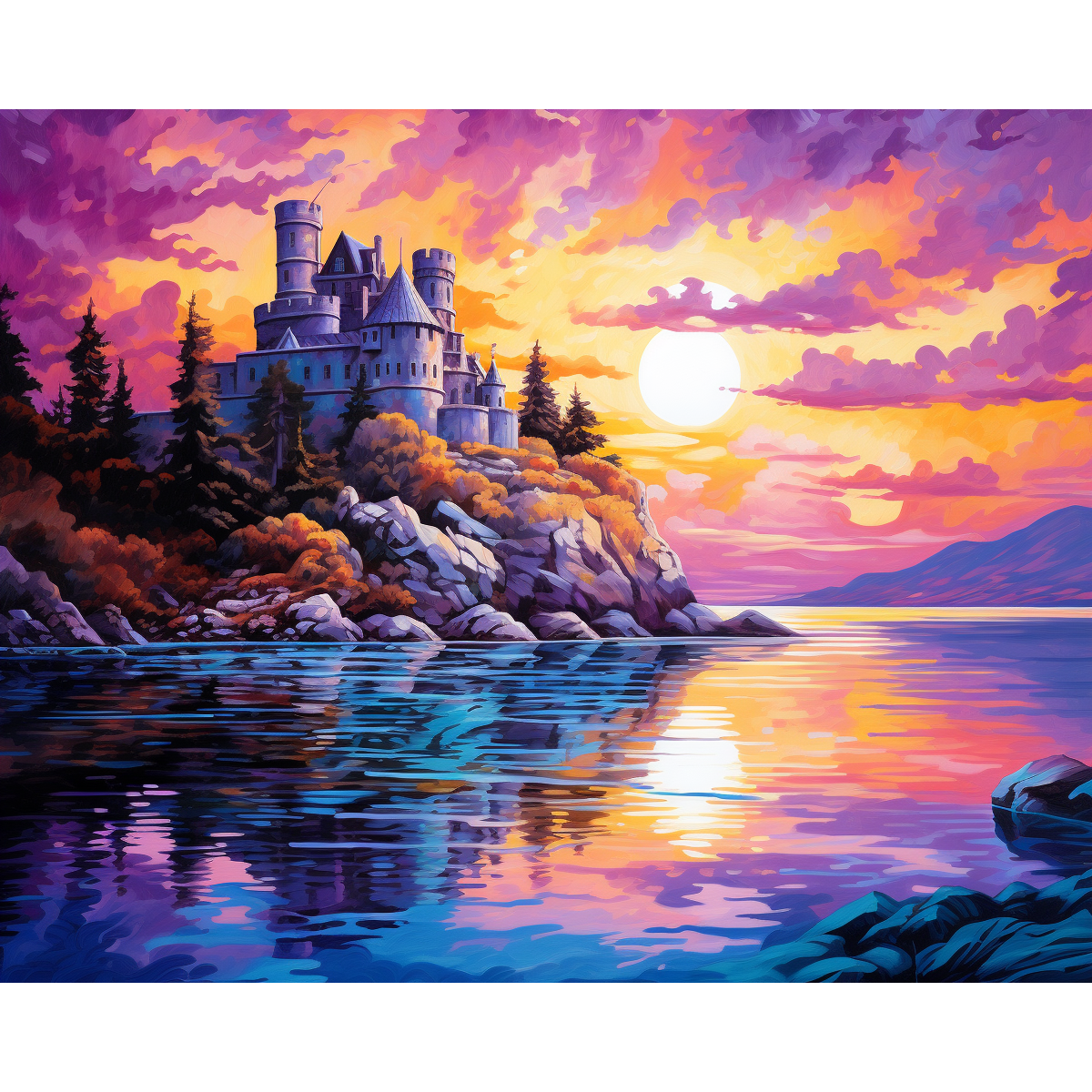 Tramonto del castello