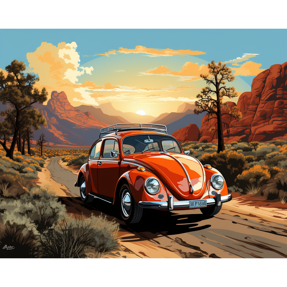 Spedizione classica nel deserto