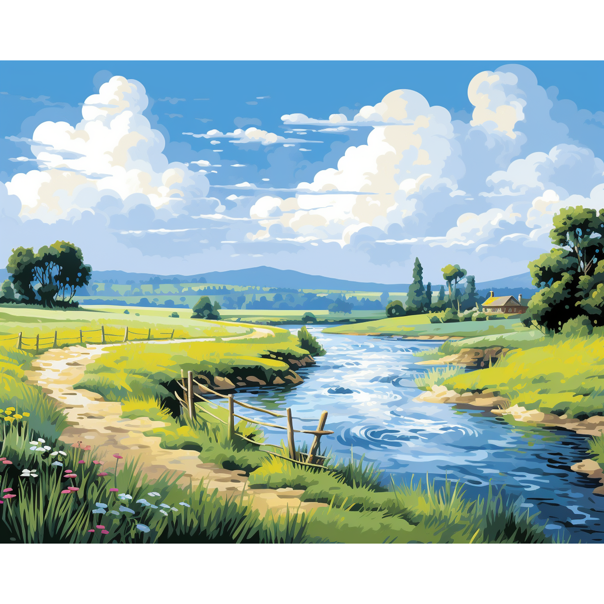 Serenità di campagna