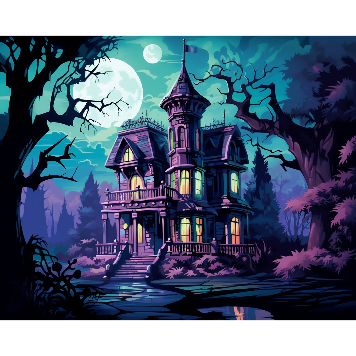 Casa dei fantasmi a guazzo