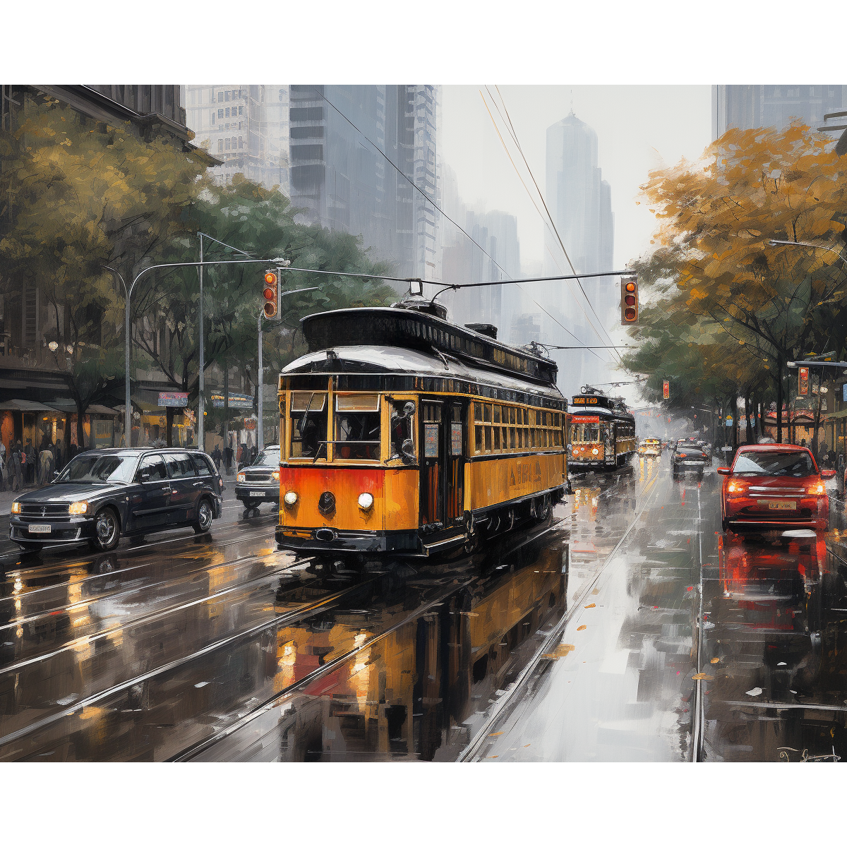 Città del tram giallo