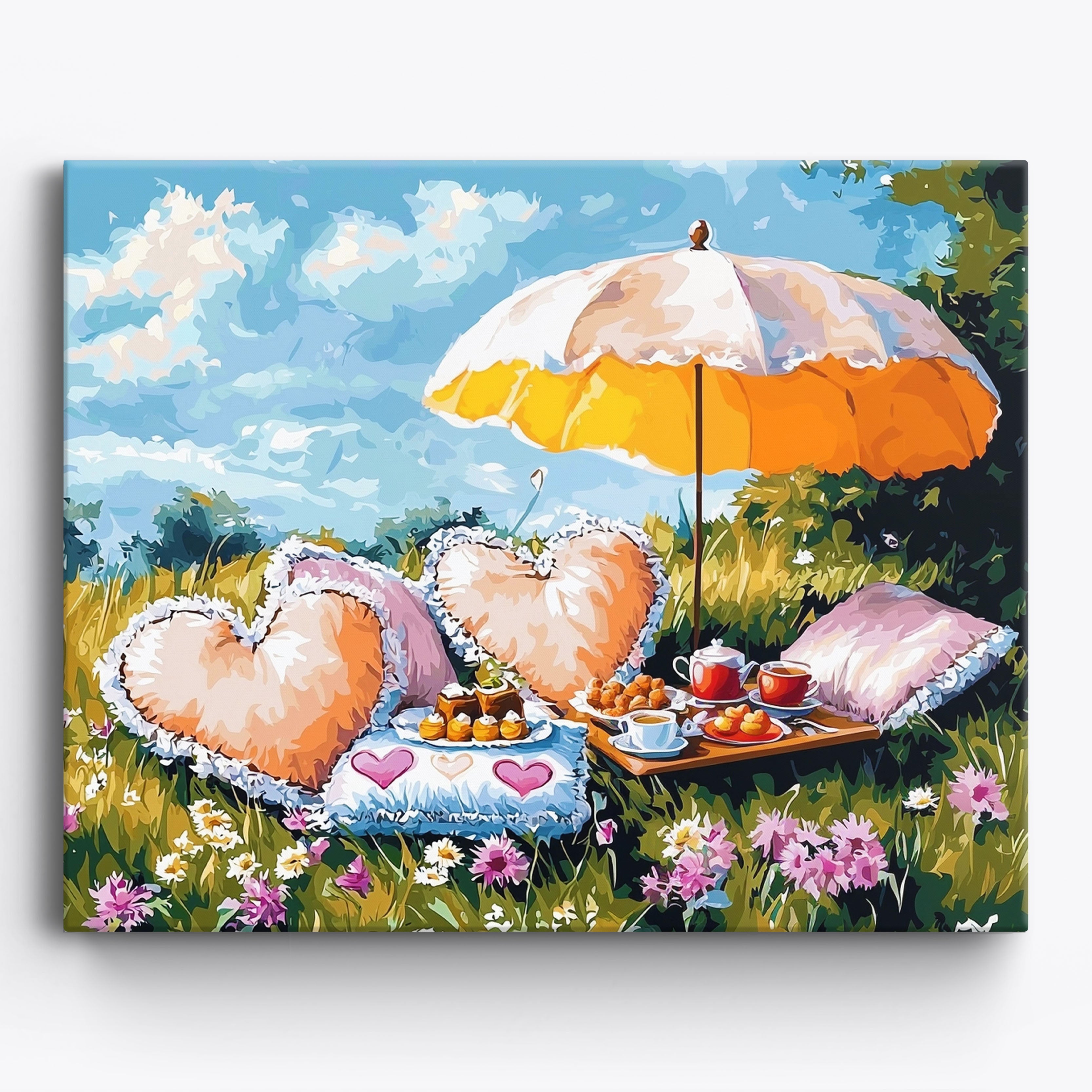 Blossom Picnic No Frame / Regular (15.75"x19.7"/40x50cm)