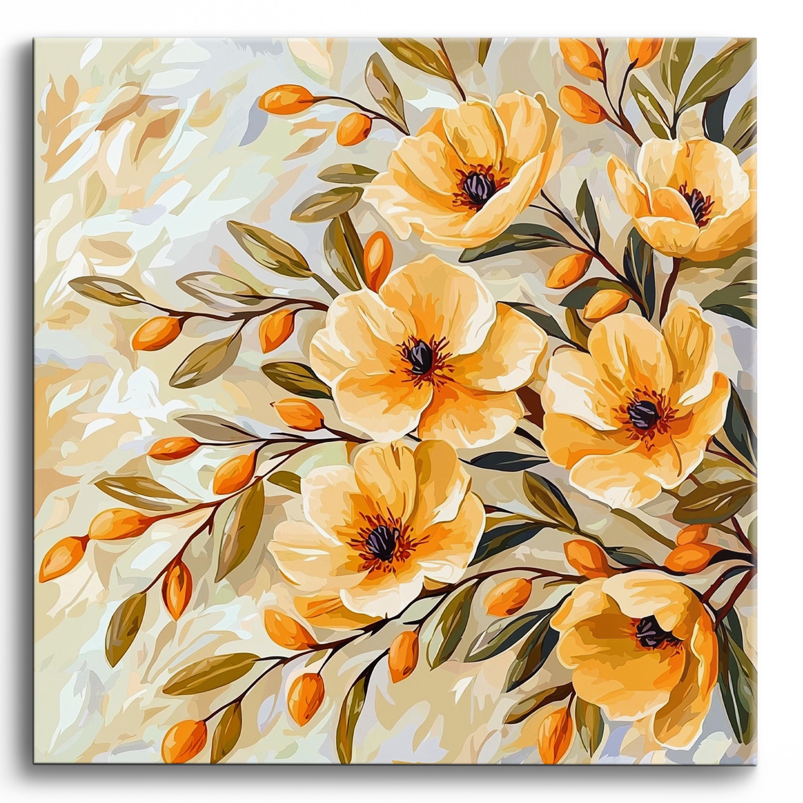 Peachy Tessellations No Frame / Regular (15.75"x15.75"/40x40cm)