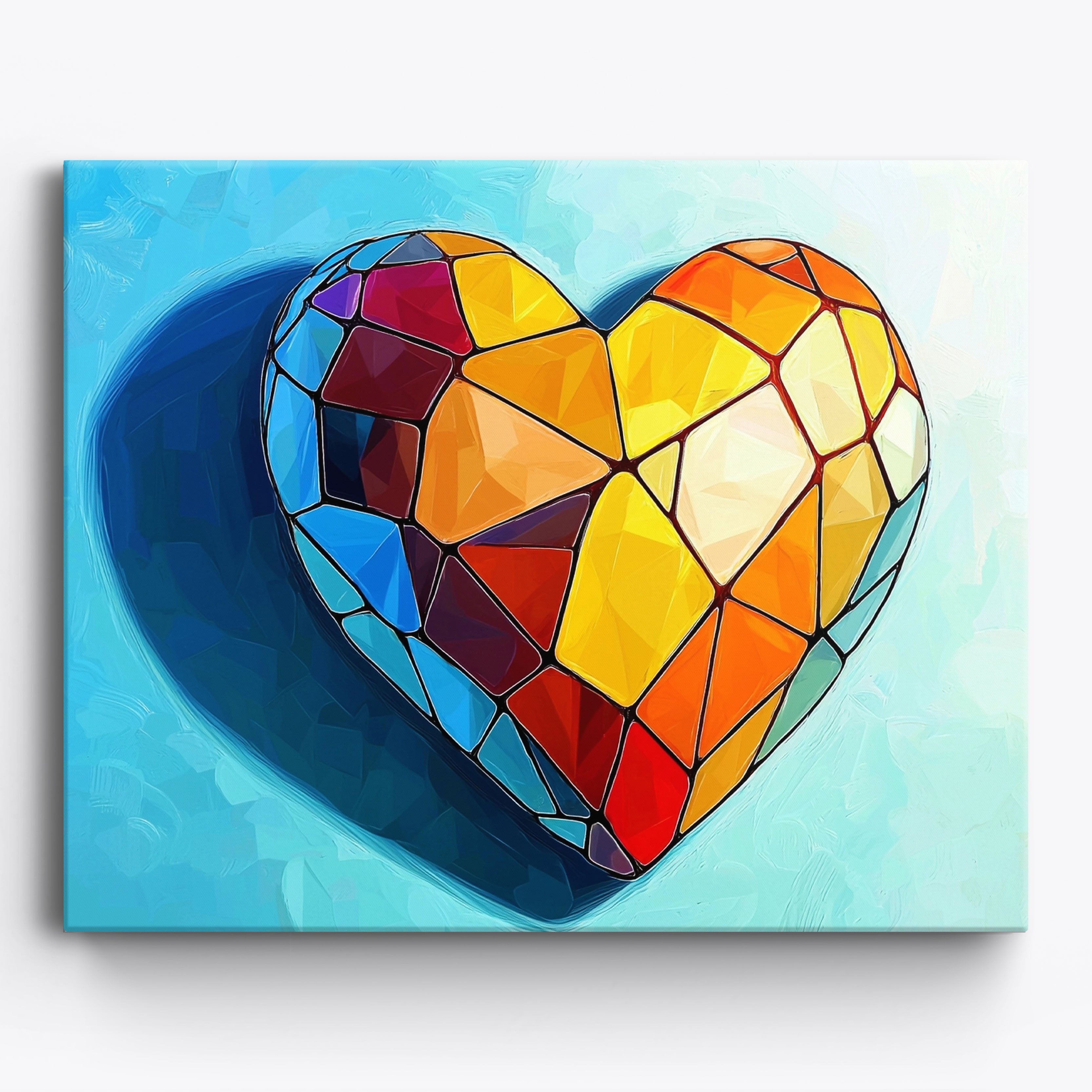 Gradient Geometry No Frame / Regular (15.75"x19.7"/40x50cm)