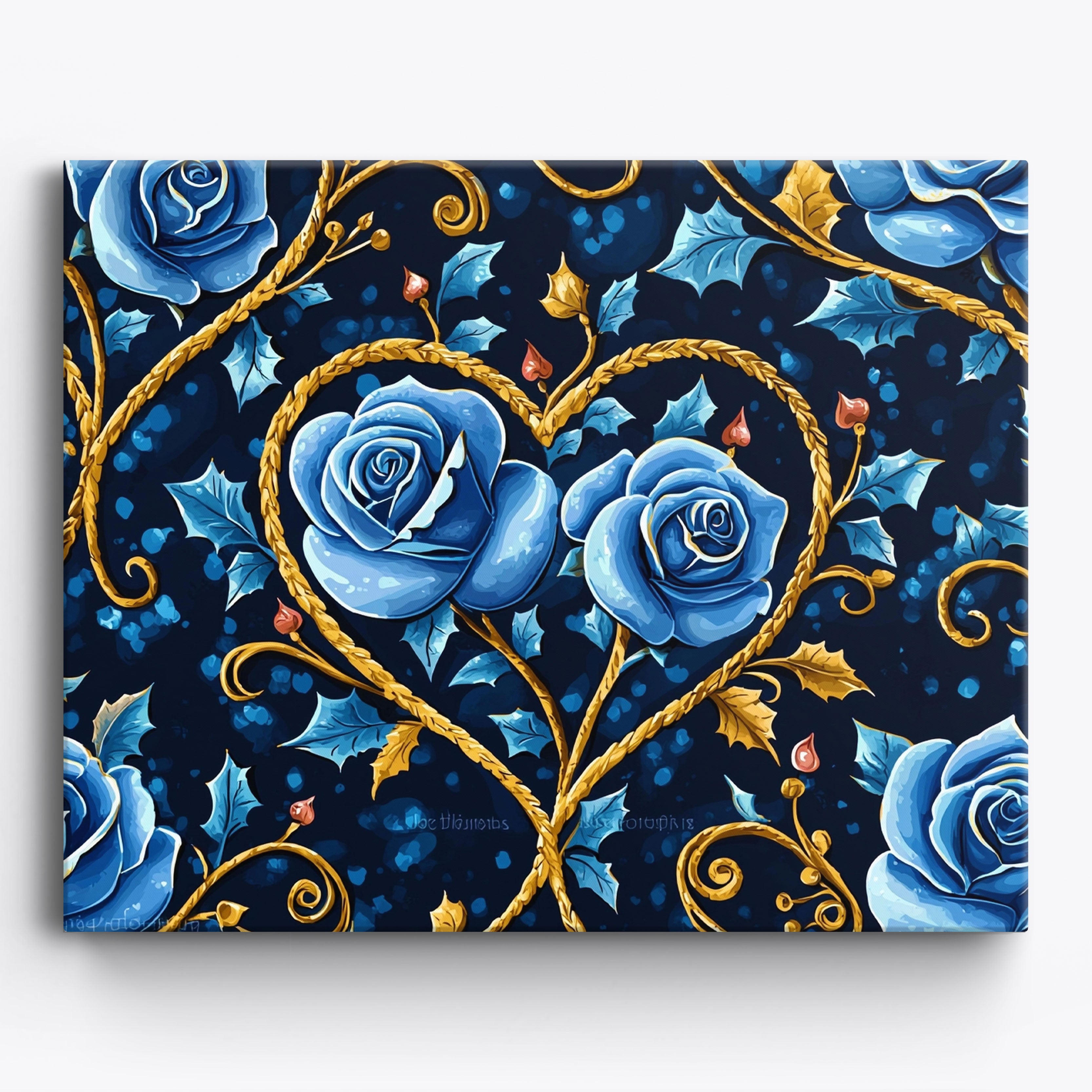 Sapphire Bouquet No Frame / Regular (15.75"x19.7"/40x50cm)