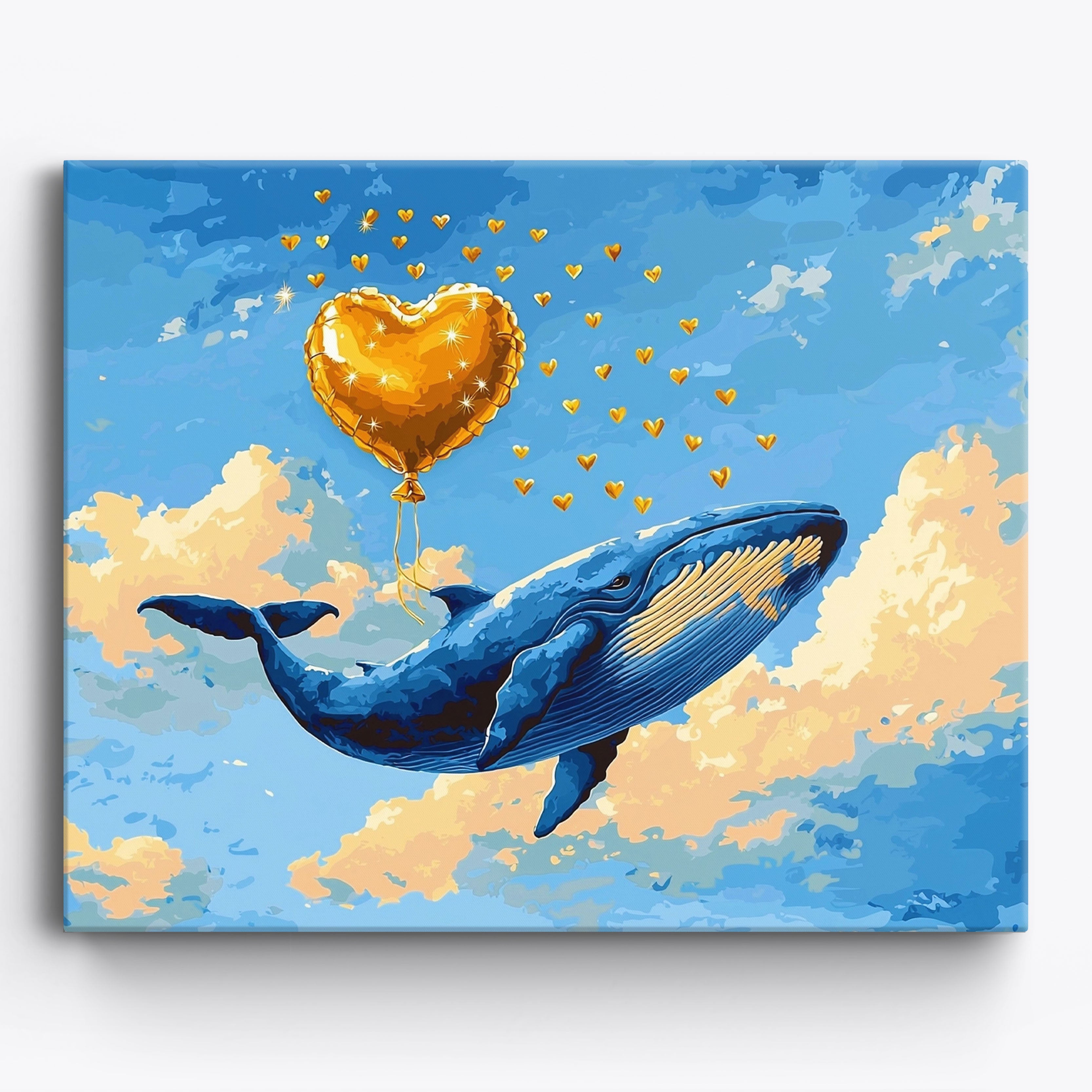 Whale Dream No Frame / Regular (15.75"x19.7"/40x50cm)
