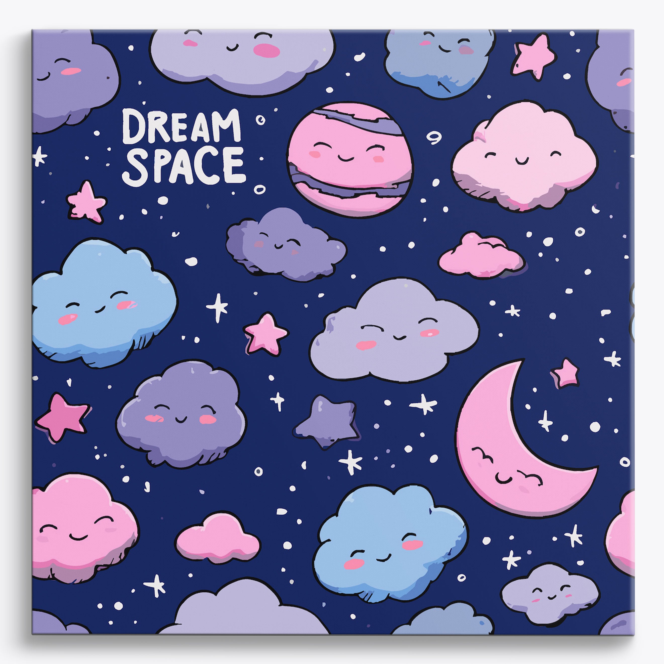 Bubble Galaxy No Frame / 40x40cm