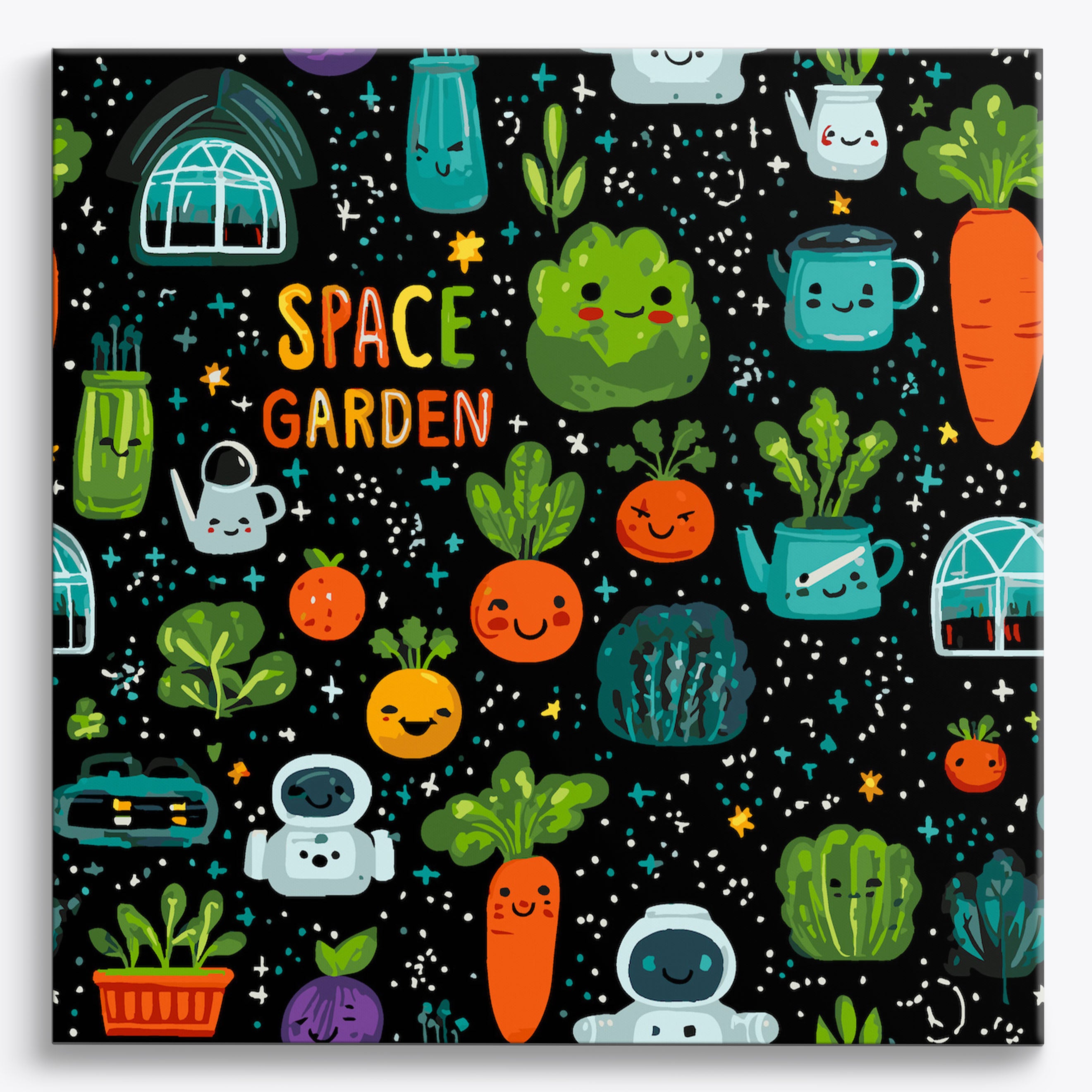 Starlit Gardens No Frame / 40x40cm