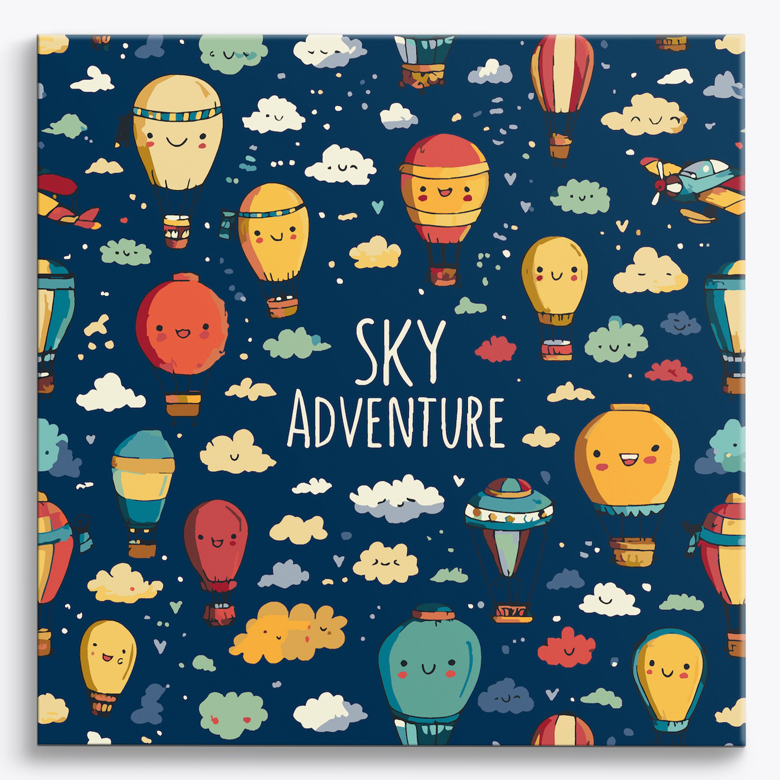 Joyful Skies No Frame / 40x40cm