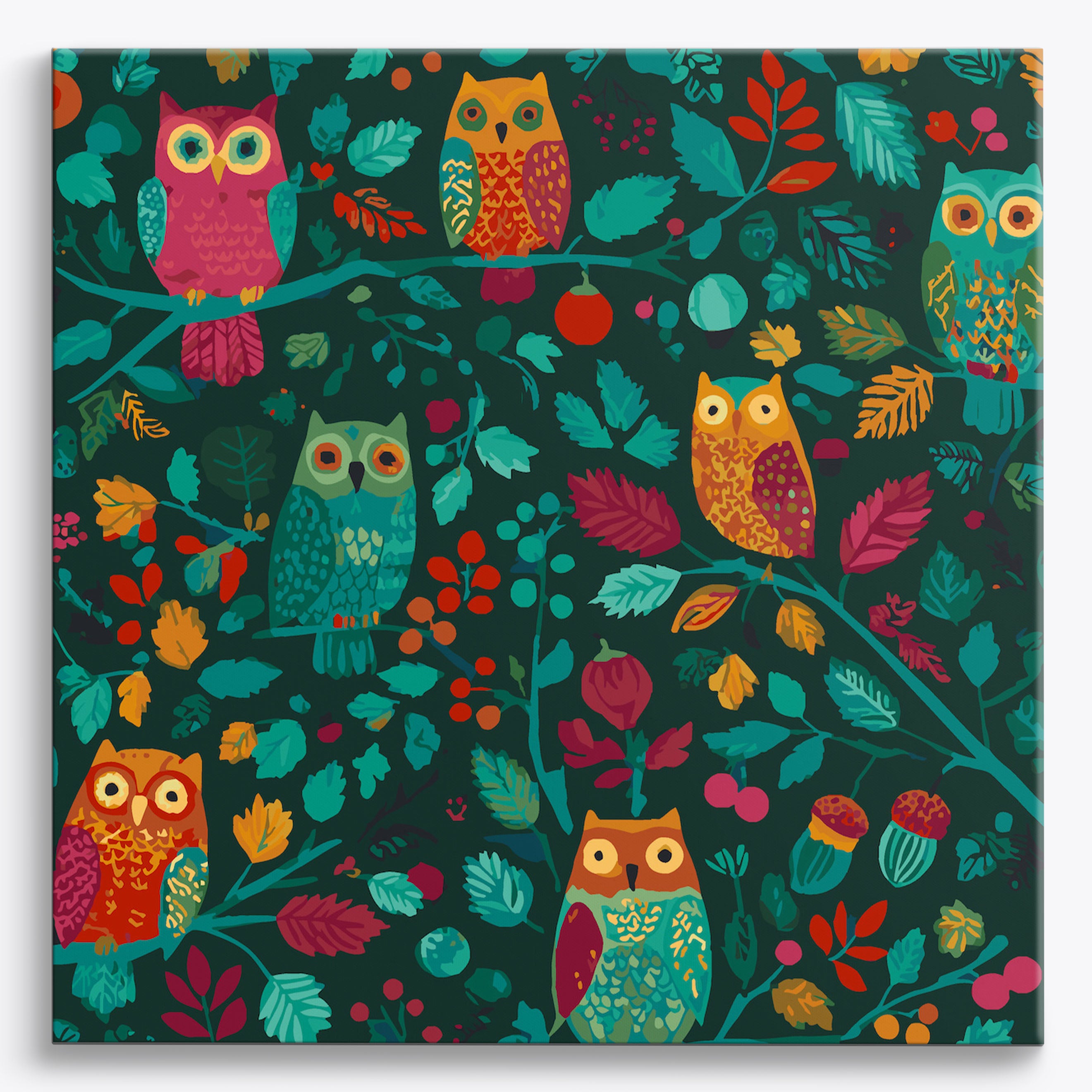 Colorful Forest Play No Frame / 40x40cm