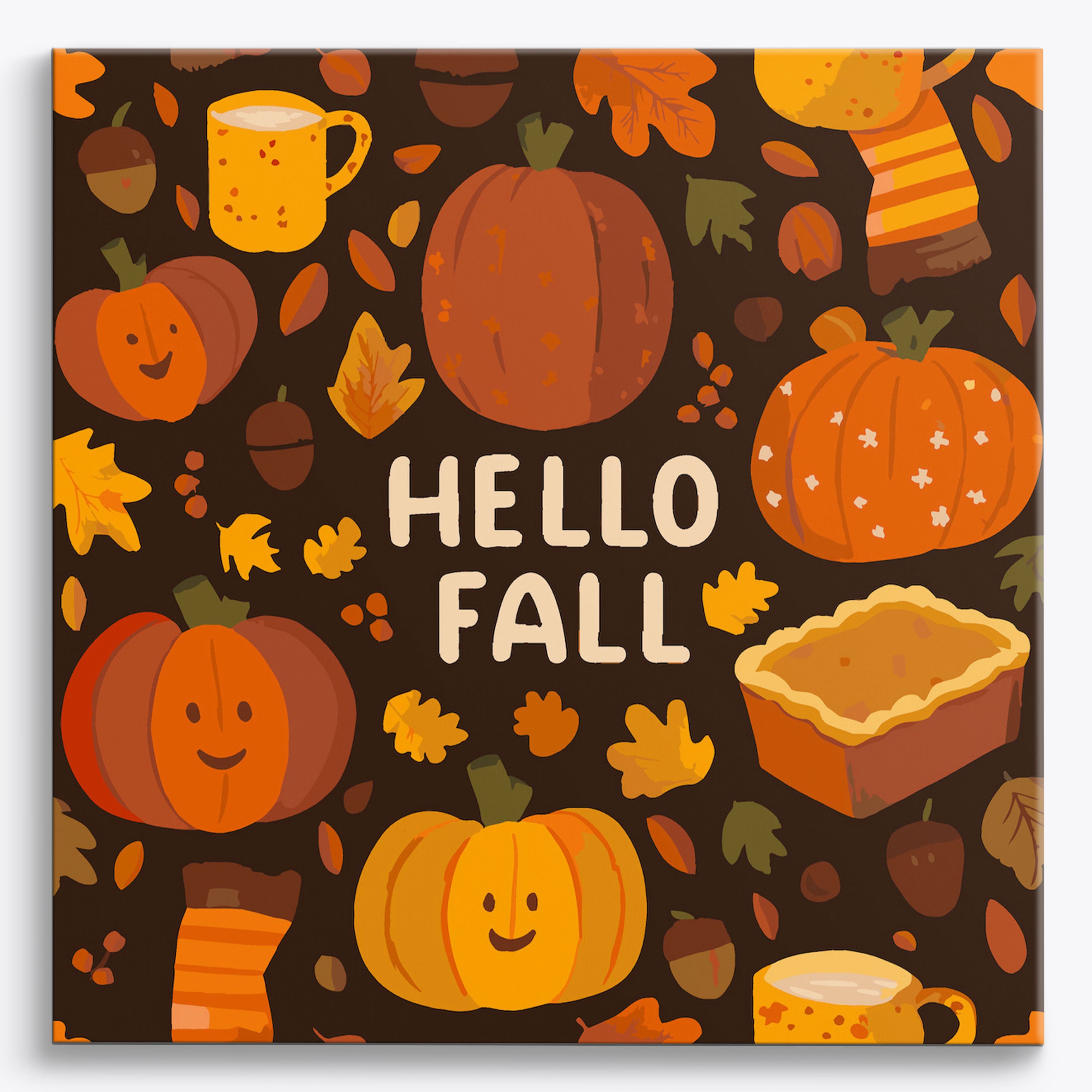 Fall Frenzy No Frame / 40x40cm