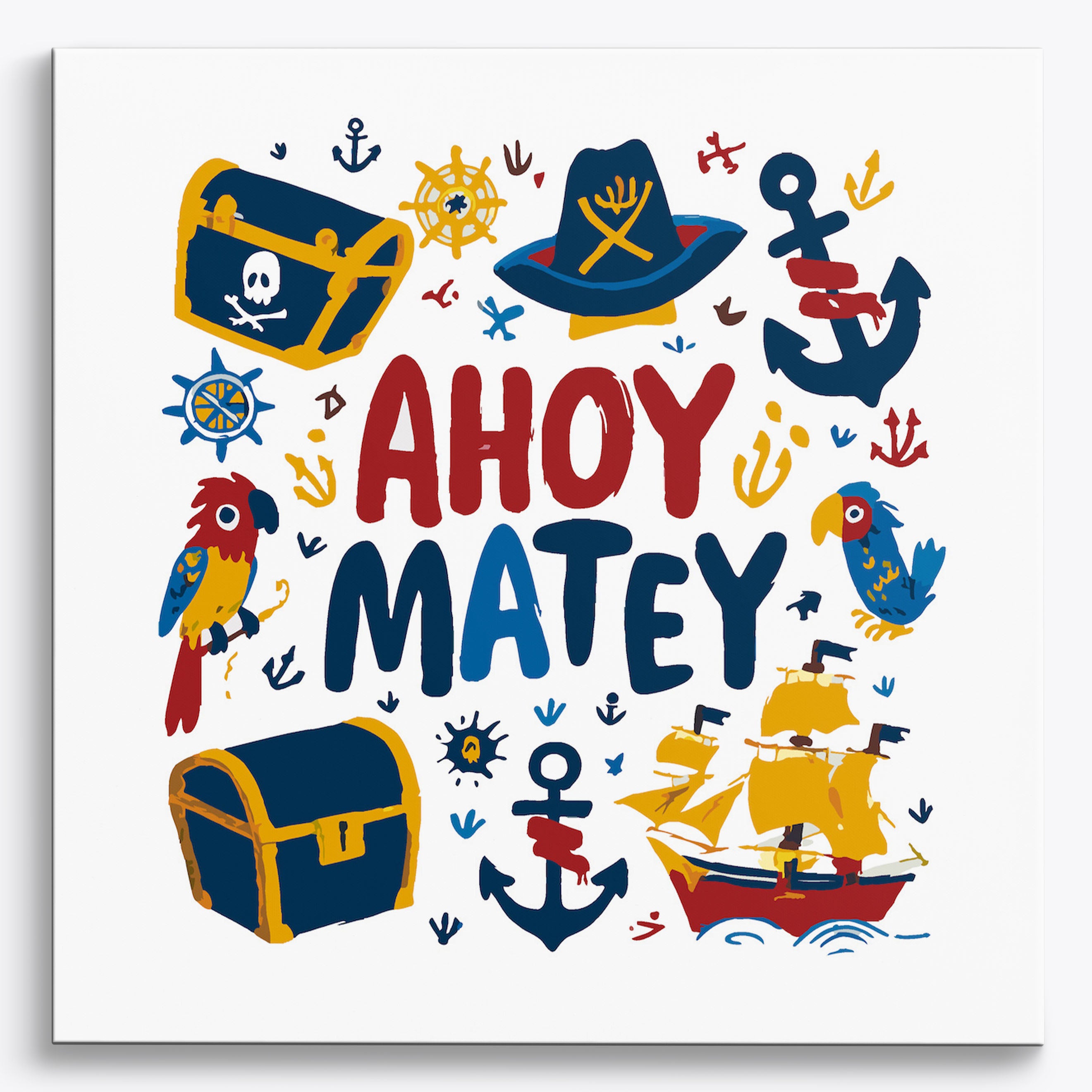 Pirate Party No Frame / 40x40cm