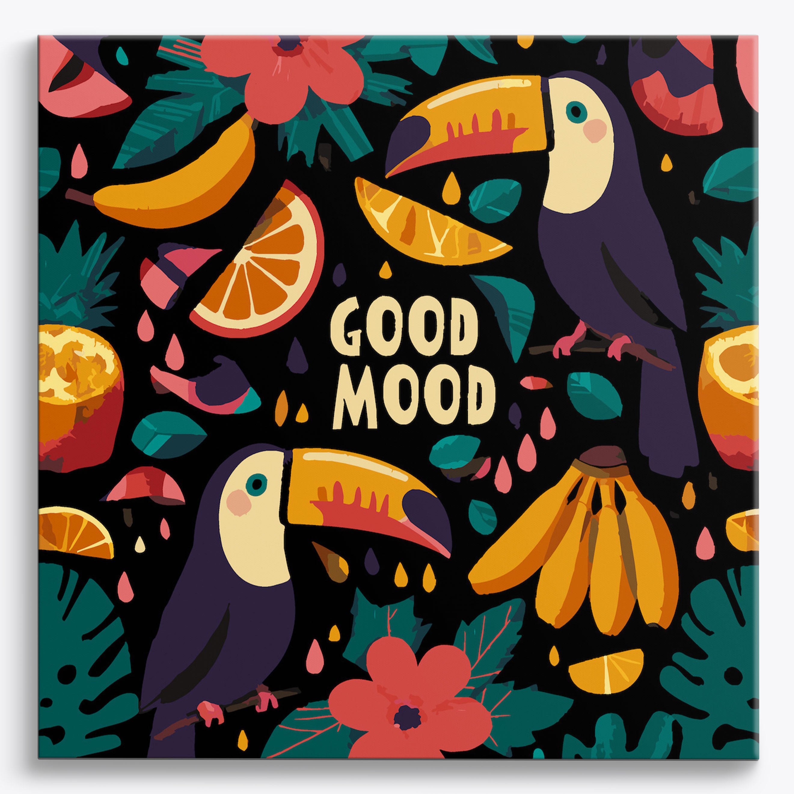 Happy Tropics No Frame / 40x40cm