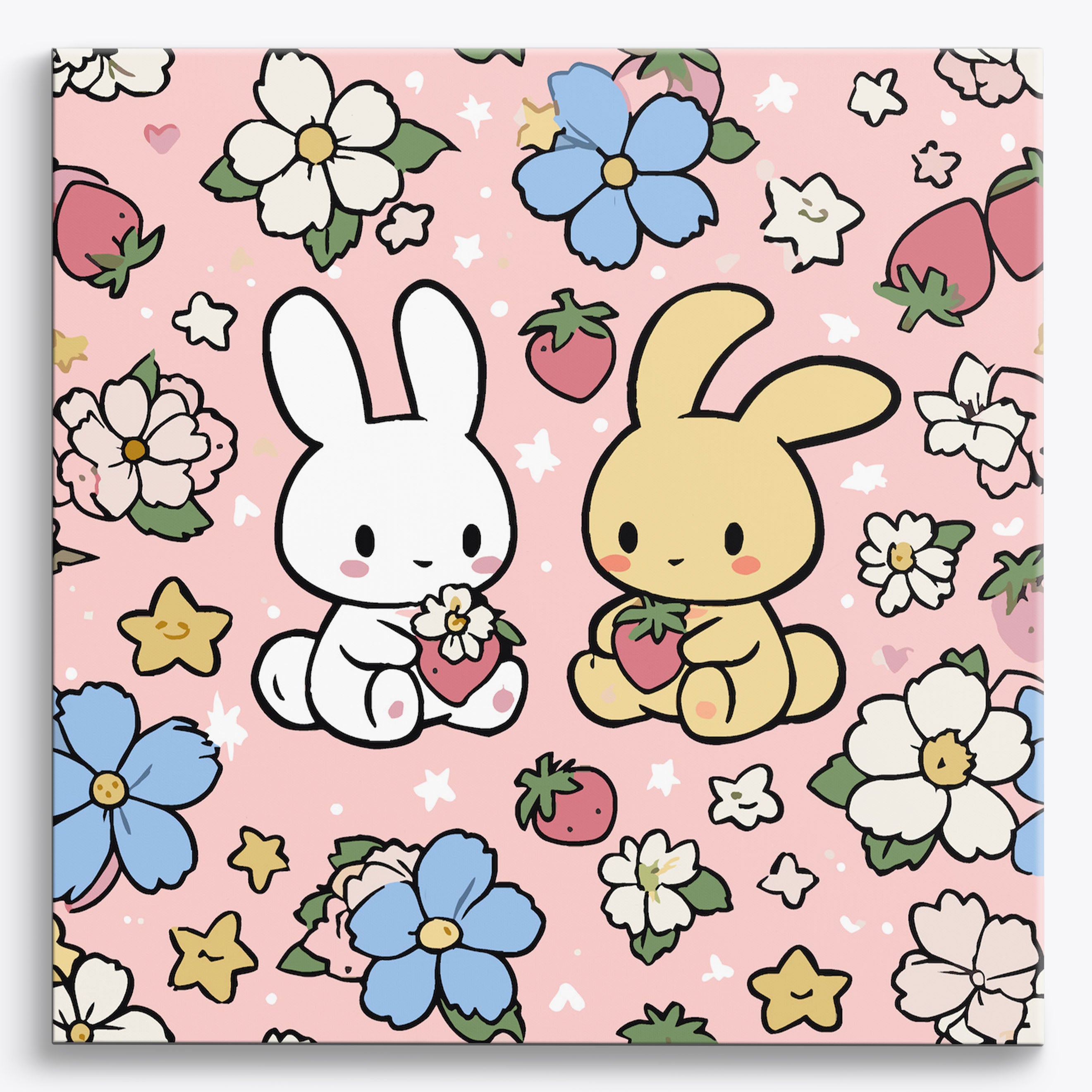 Floral Friends No Frame / 40x40cm