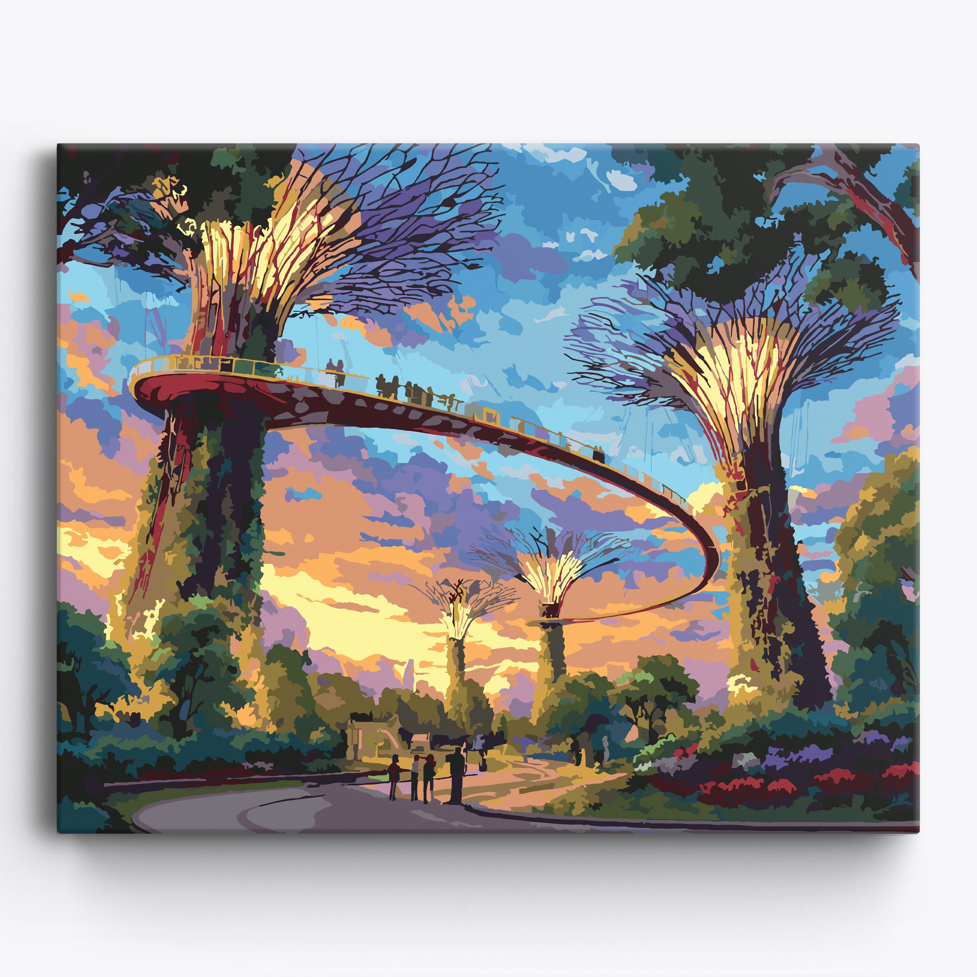 Bridge Silhouettes No Frame / 50x40cm
