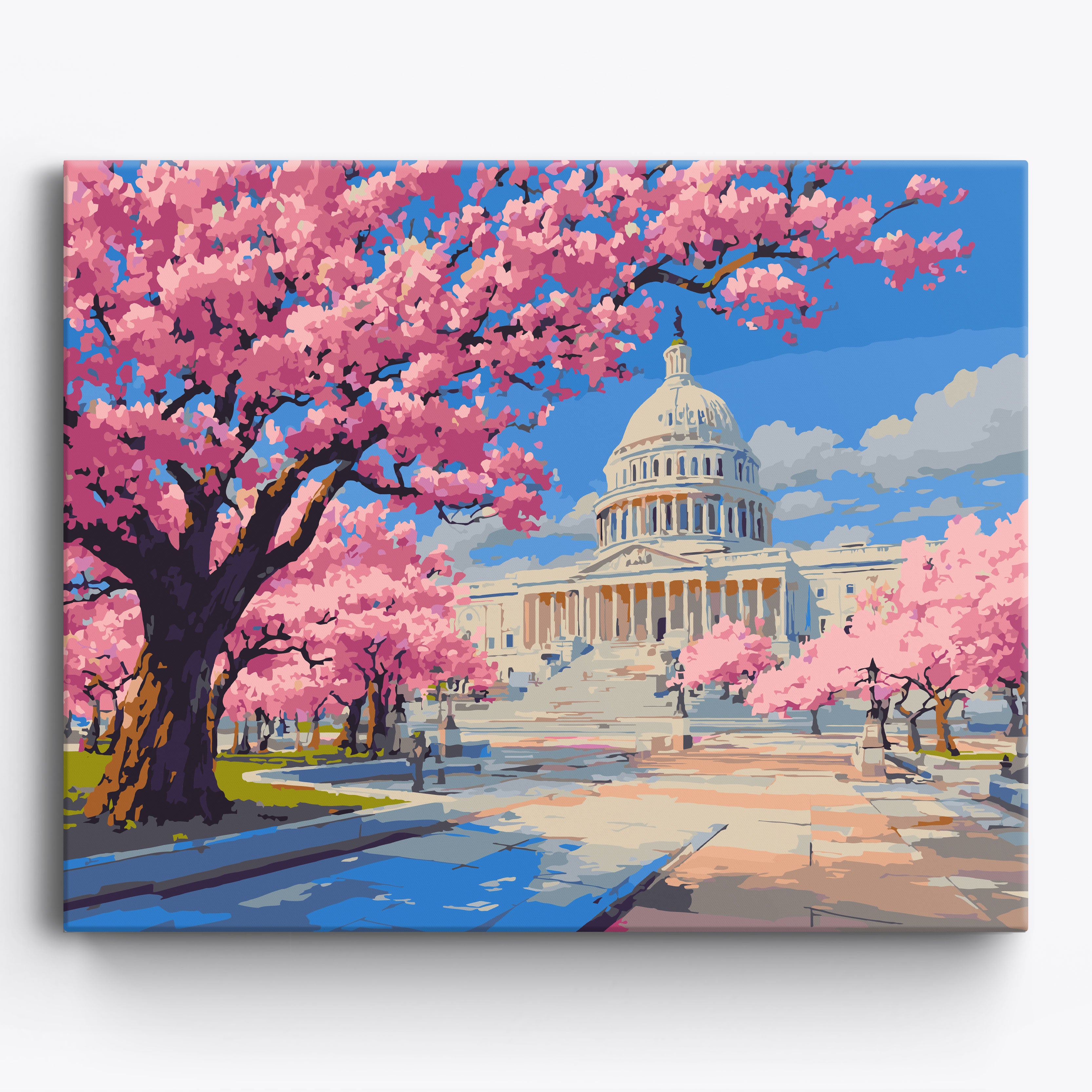 Blossom Terrace View No Frame / 50x40cm